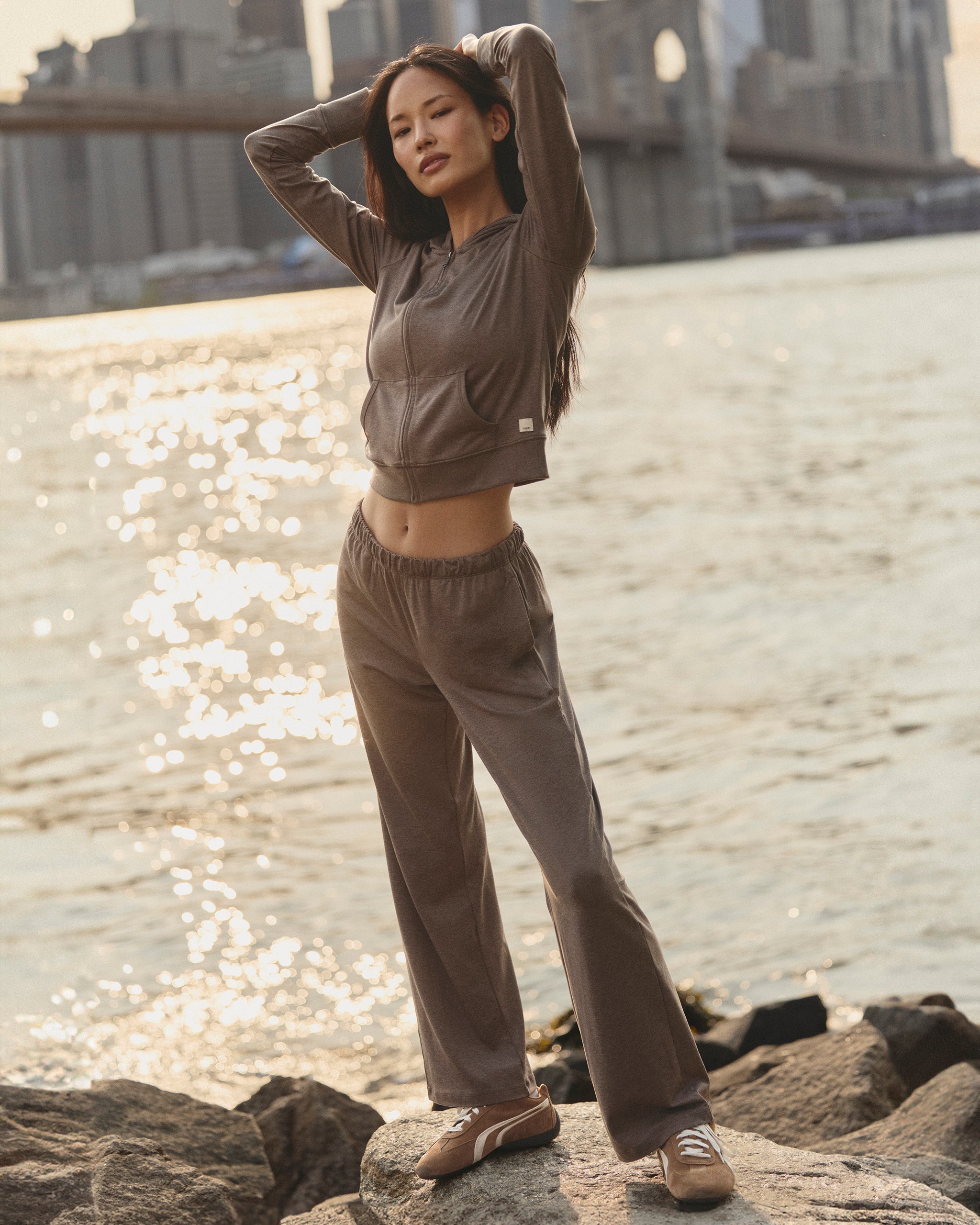 Halo Modern Straight Leg Pant | Chia Heather