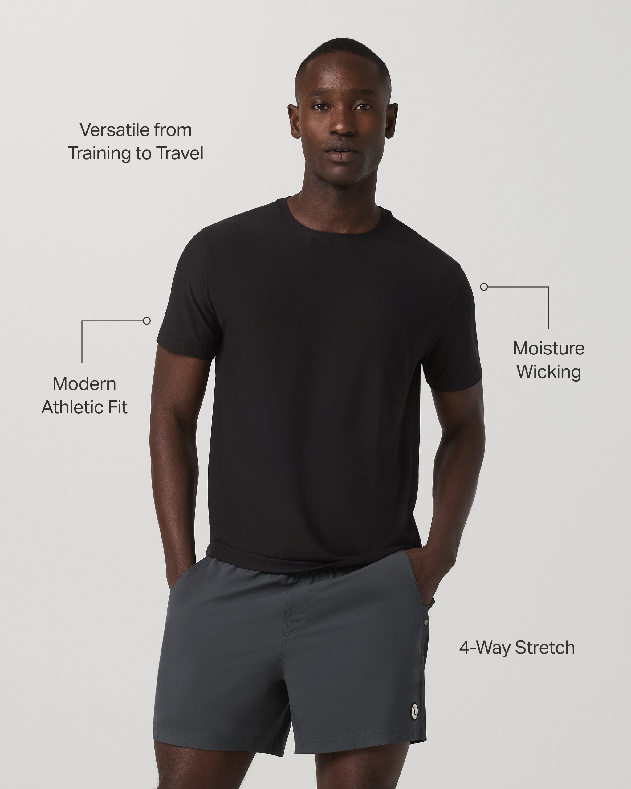 Strato Tech Tee | Black - Image 2