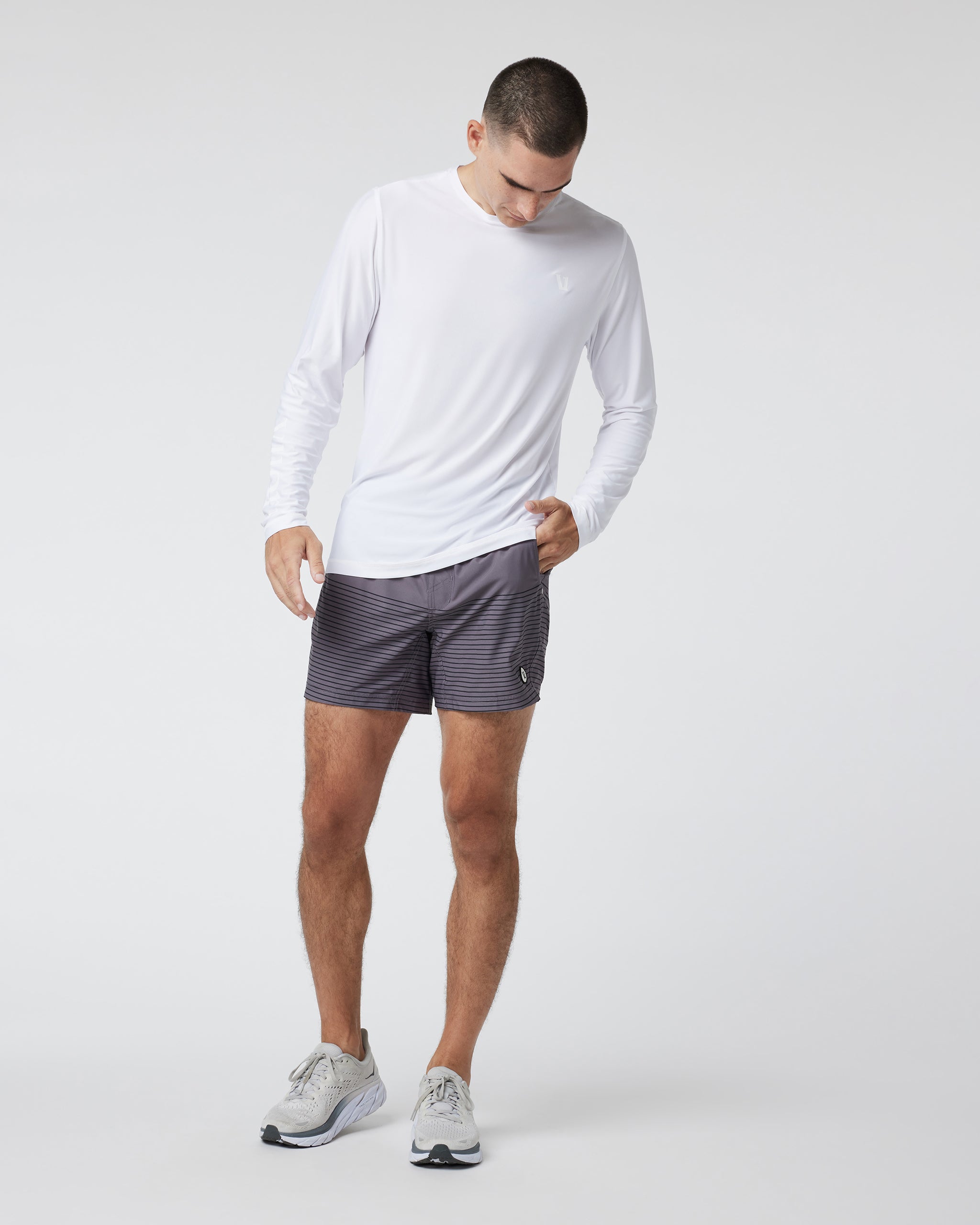 Long Sleeve Strato Graphic Tee | White - Image 5