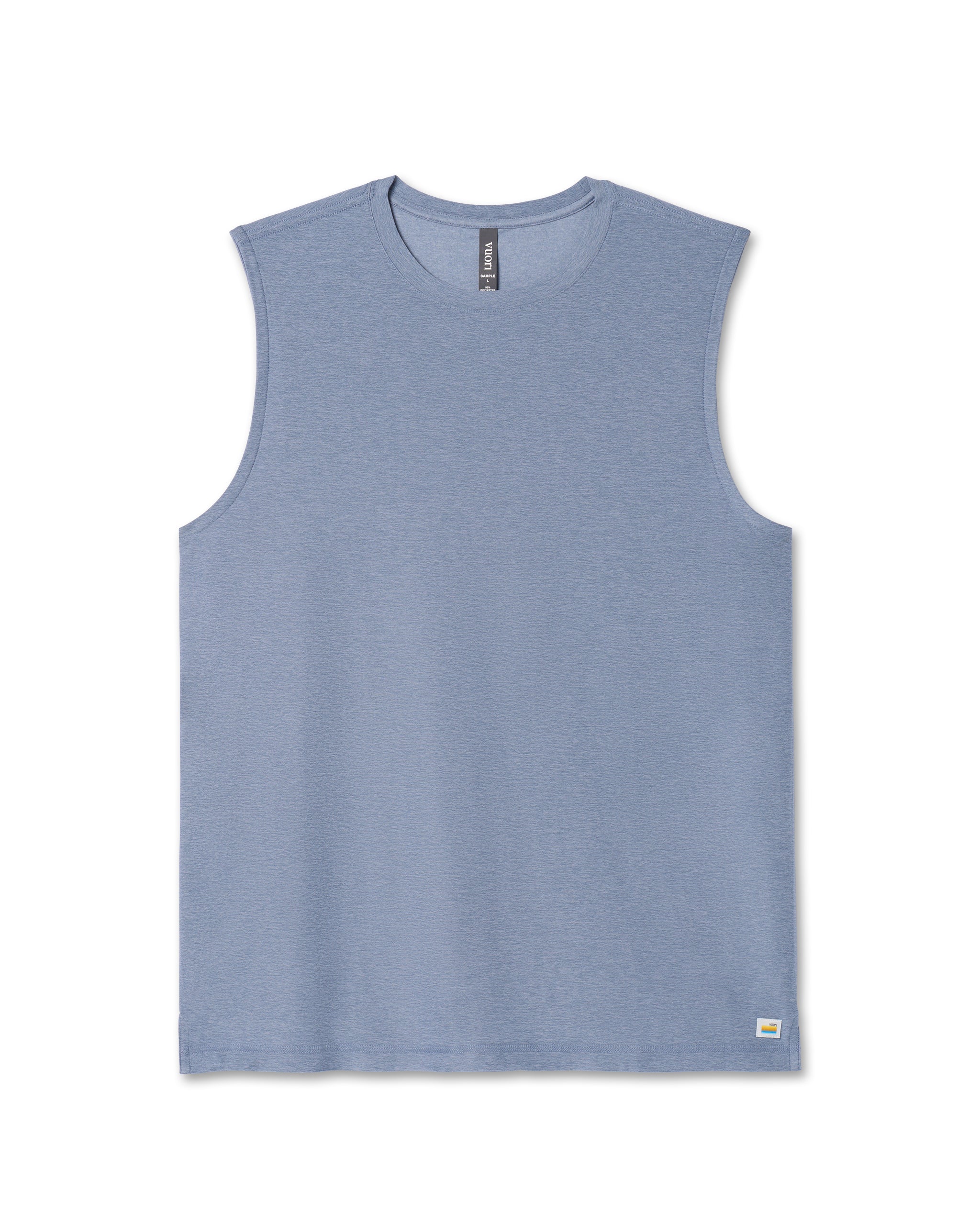 Strato Muscle Tee | Chambray Heather - Image 4
