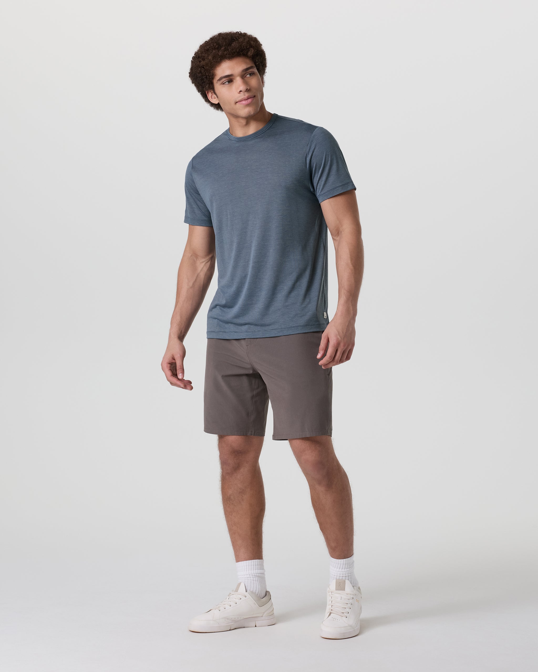 Short Sleeve Marina Stripe Tee | Navy - Image 5