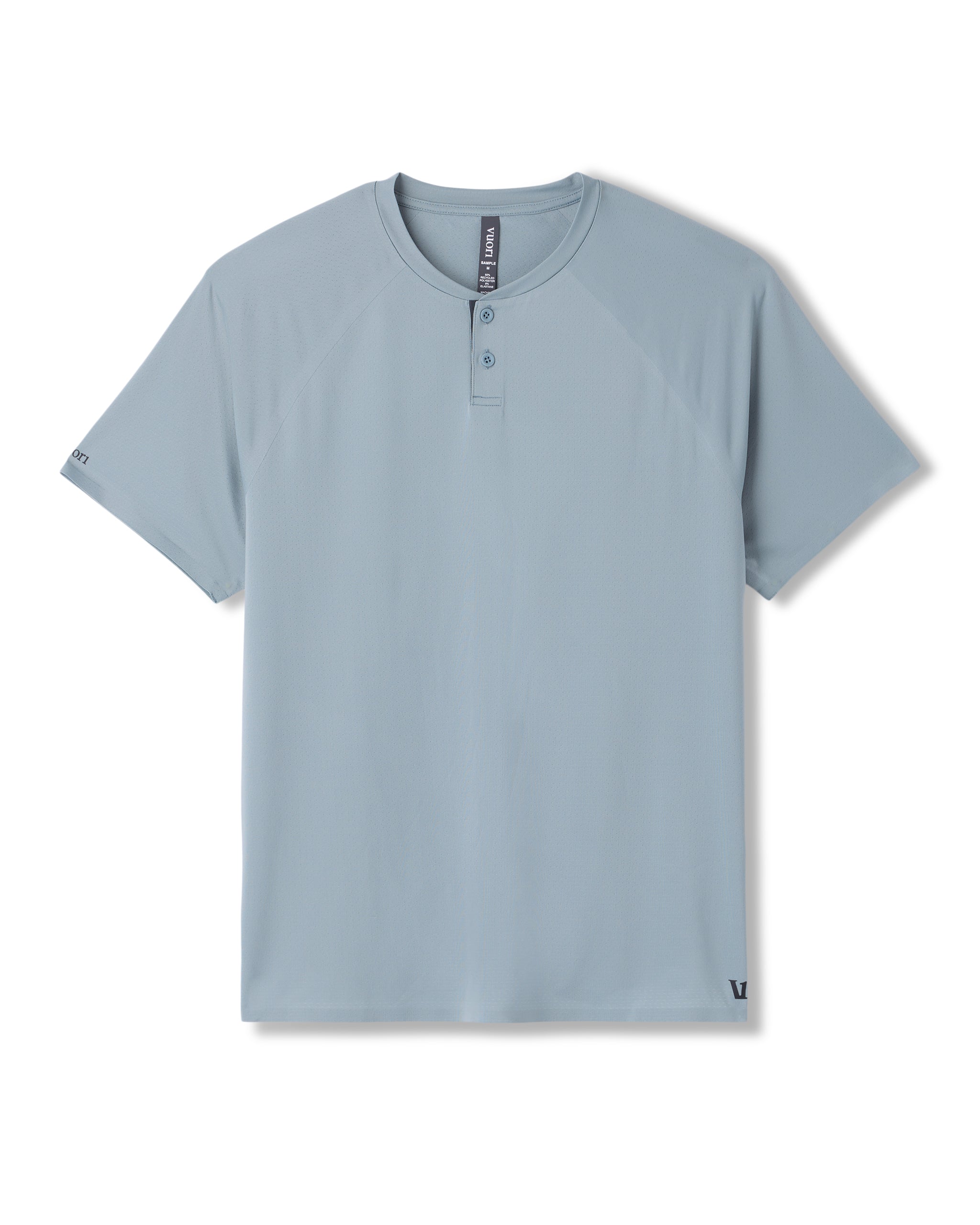 Short Sleeve Viewpoint Henley | Mist - Image 6