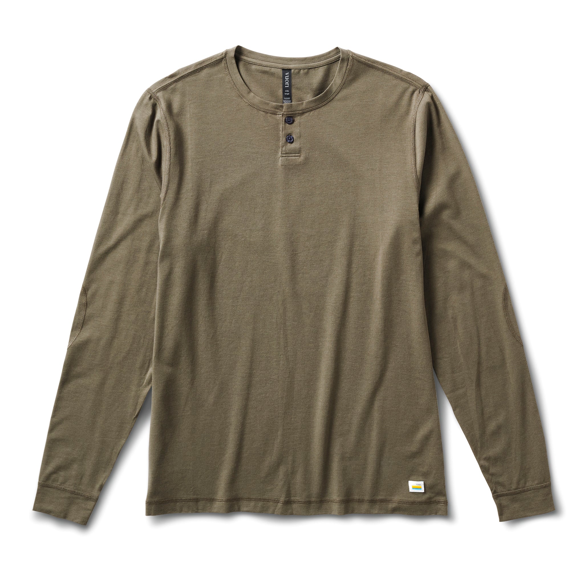 Long-Sleeve Ever Henley | Evergreen - Image 4