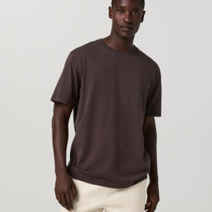 Short Sleeve Vuori Heavyweight Tee - Relaxed Fit | French Roast