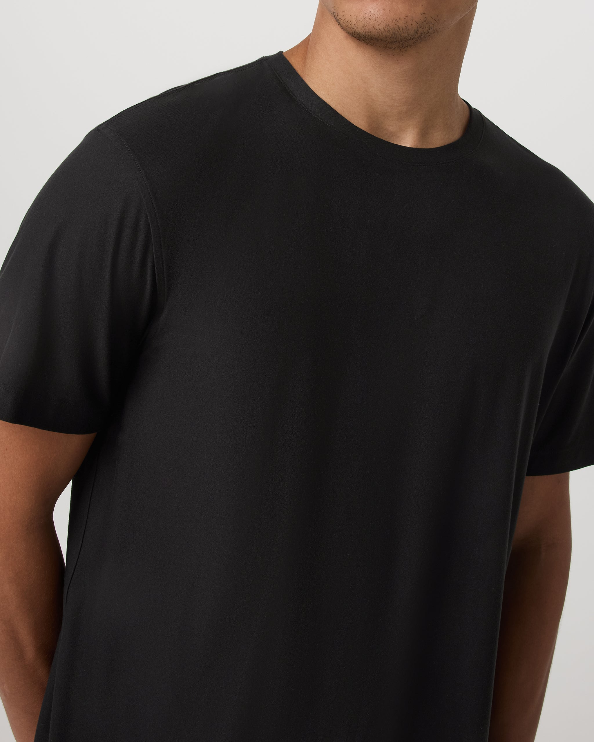 Short Sleeve Strato Tech Tee - Relaxed Fit | Black - Image 2