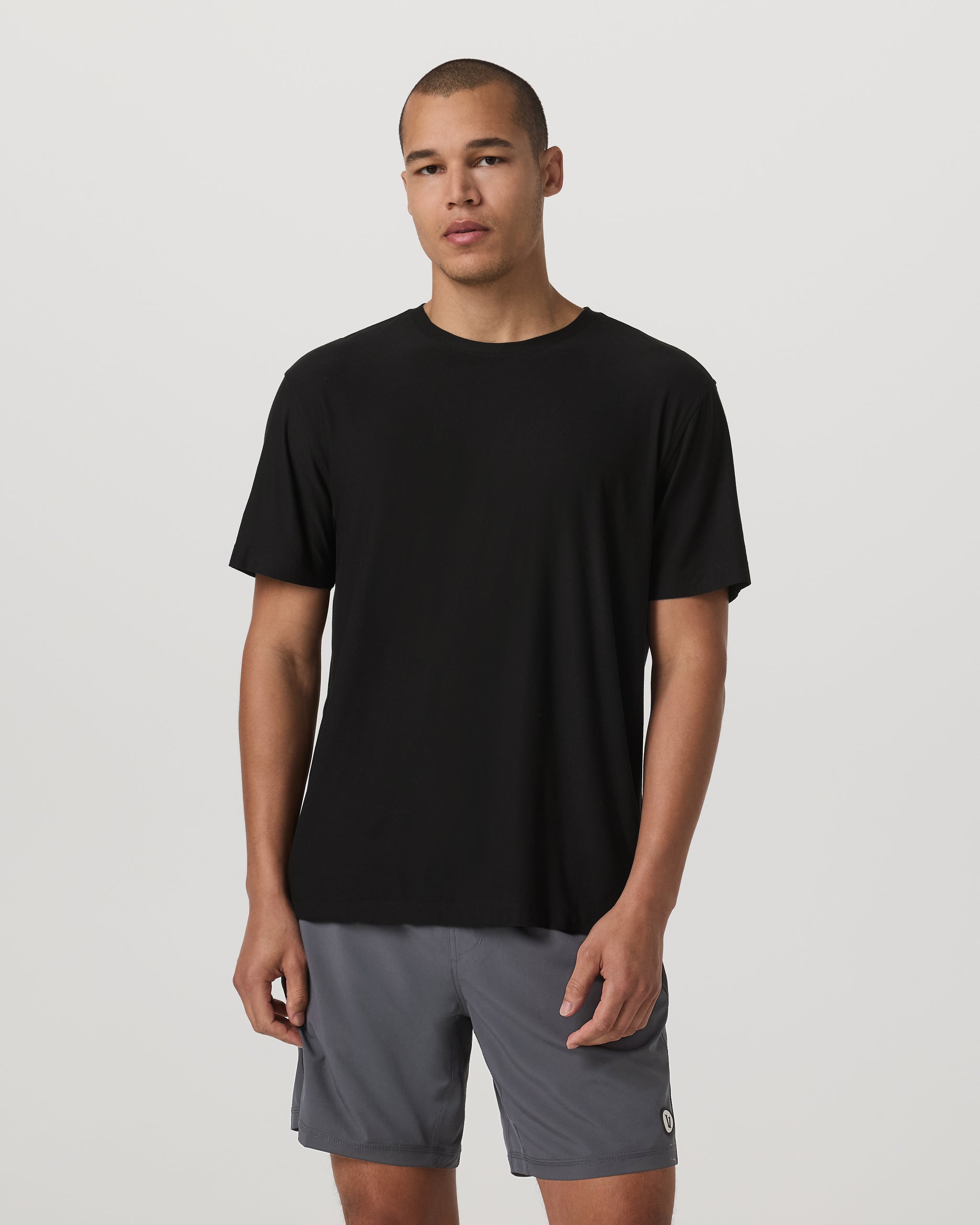 Short Sleeve Strato Tech Tee - Relaxed Fit | Black