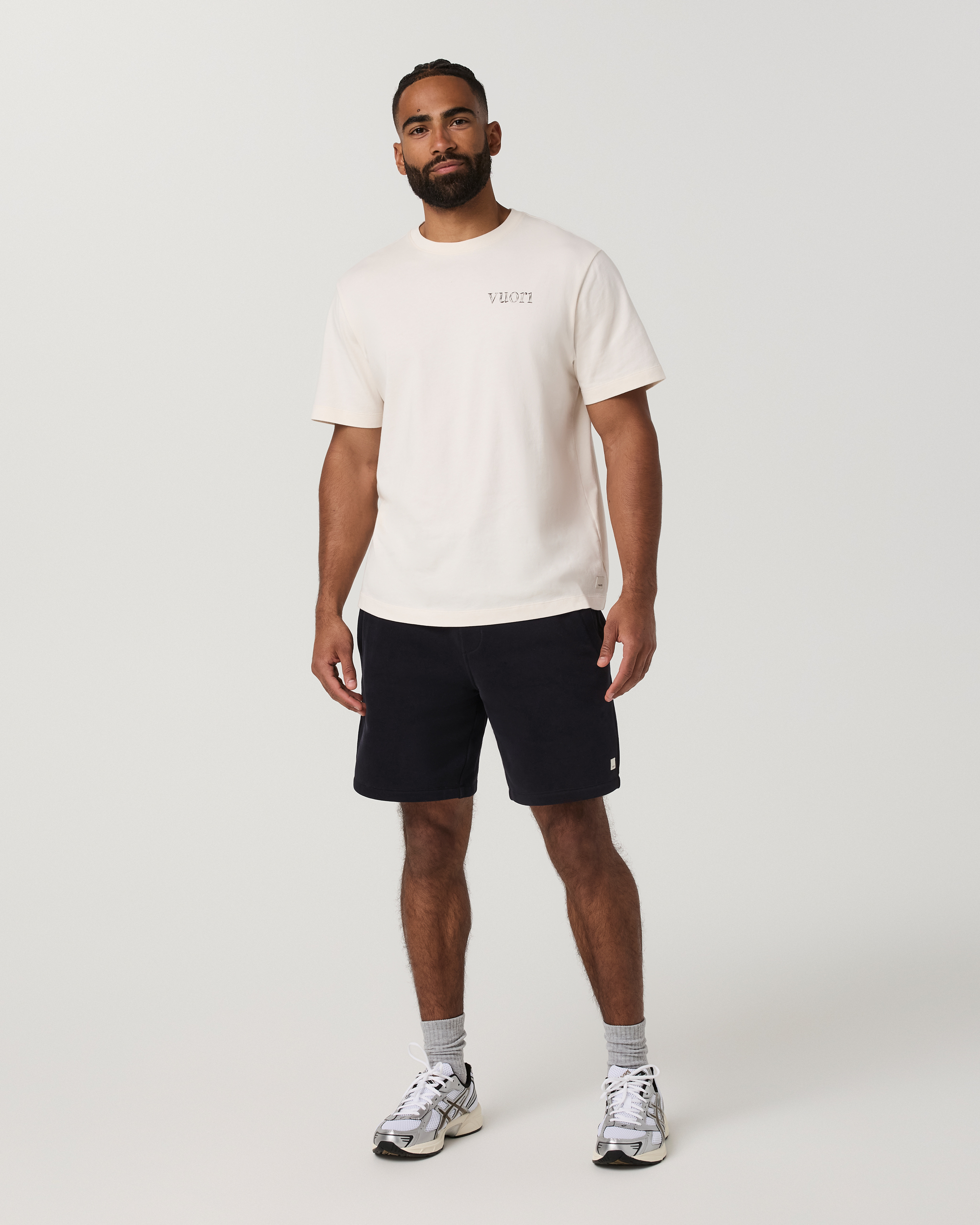 Short Sleeve Heavyweight Cotton Graphic Tee | Ivory - Image 4