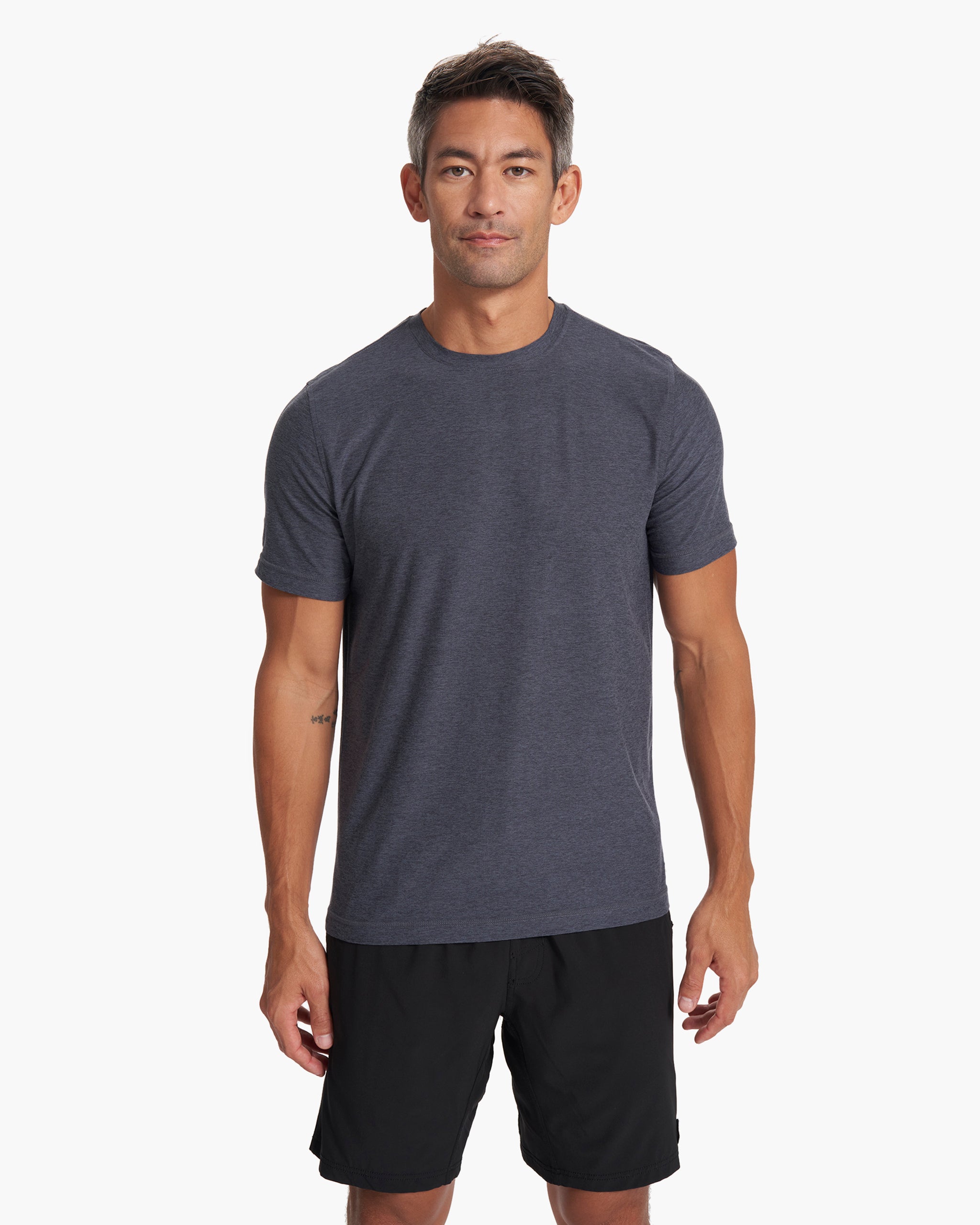 Strato Tech Tee | Azure Heather