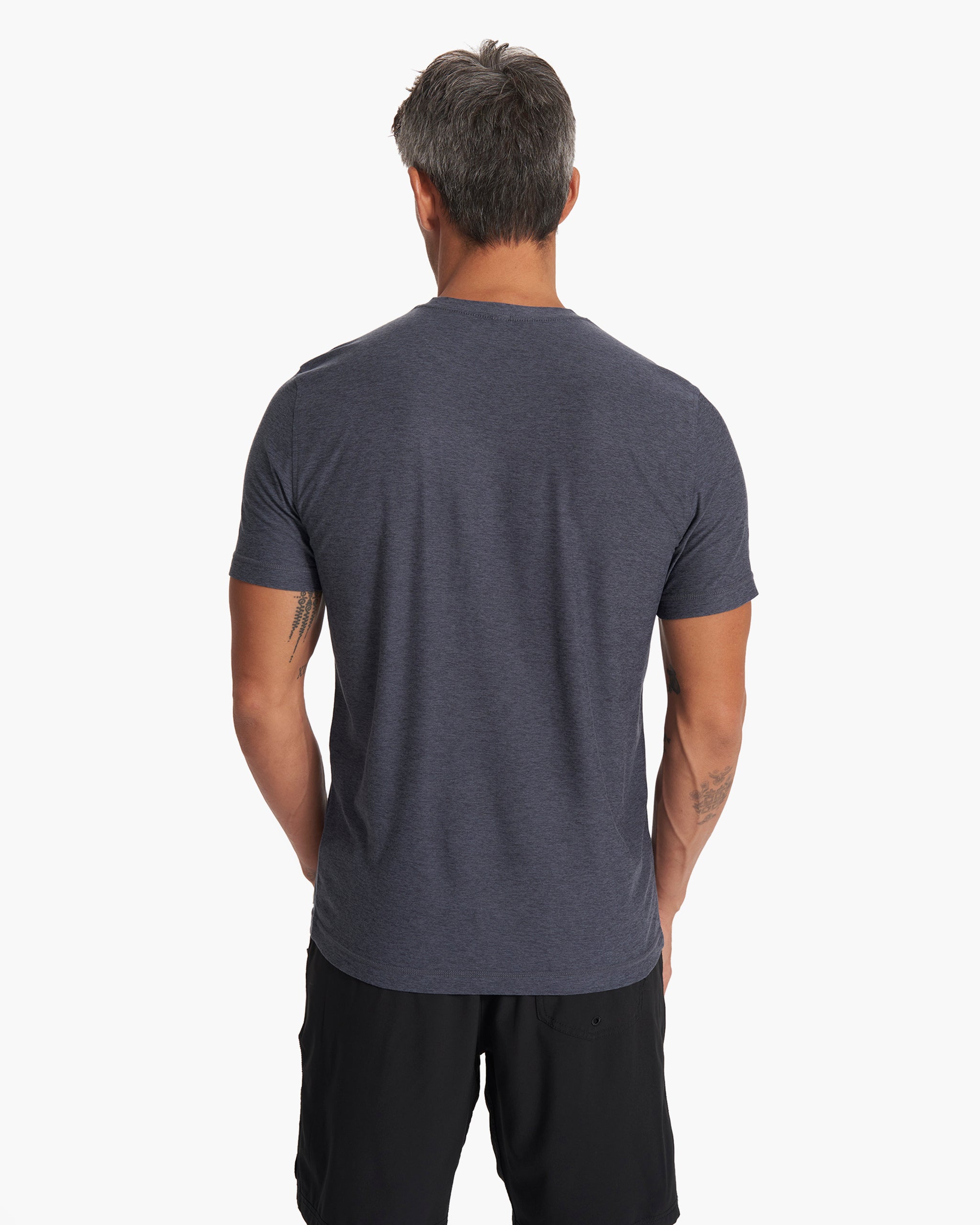 Strato Tech Tee | Azure Heather - Image 3