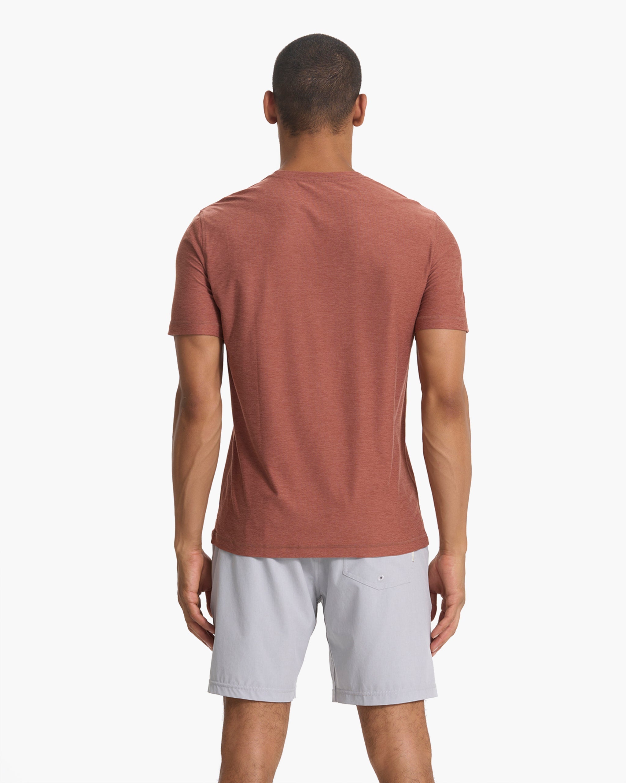 Strato Tech Tee | Copper Heather - Image 3