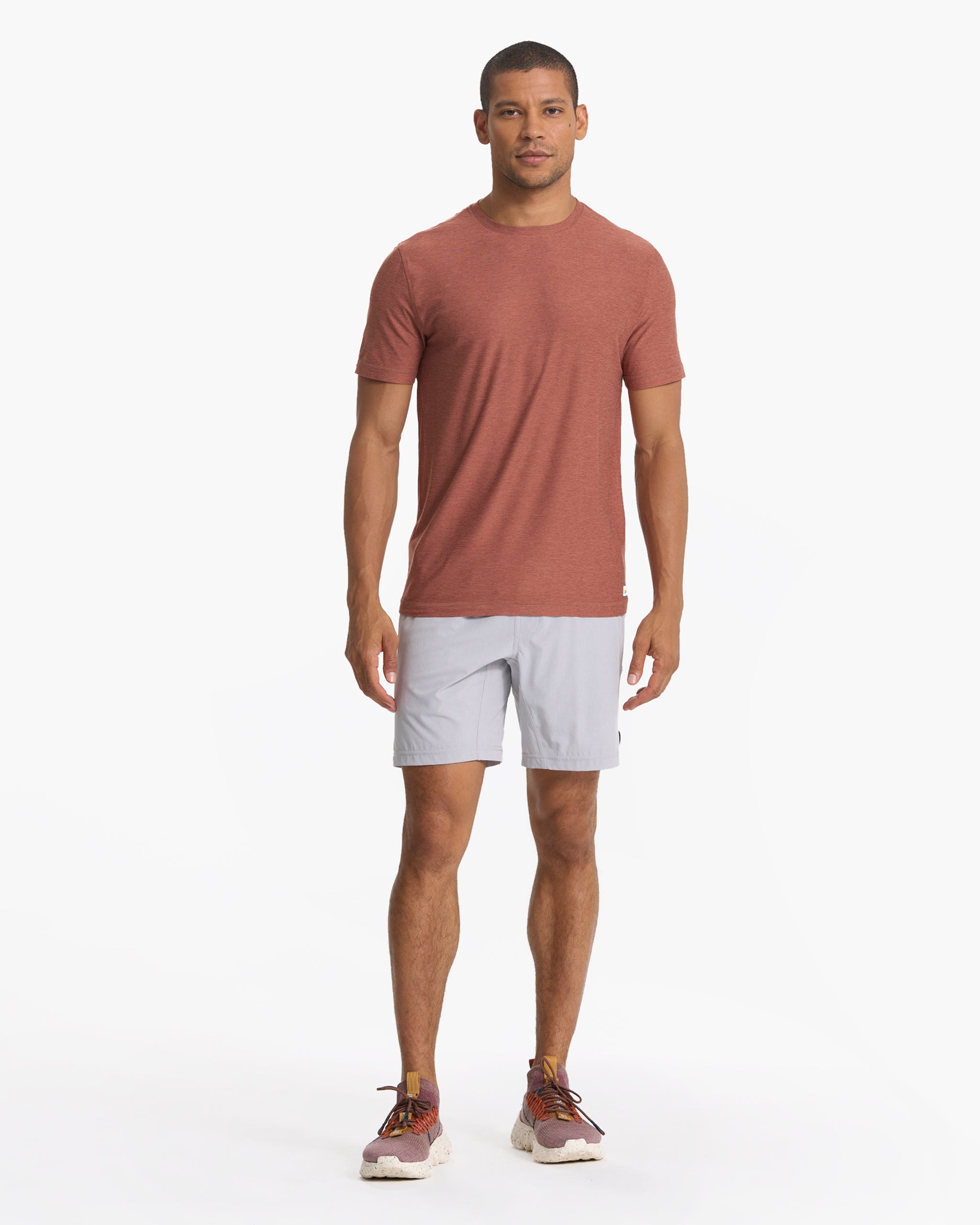 Strato Tech Tee | Copper Heather - Image 4