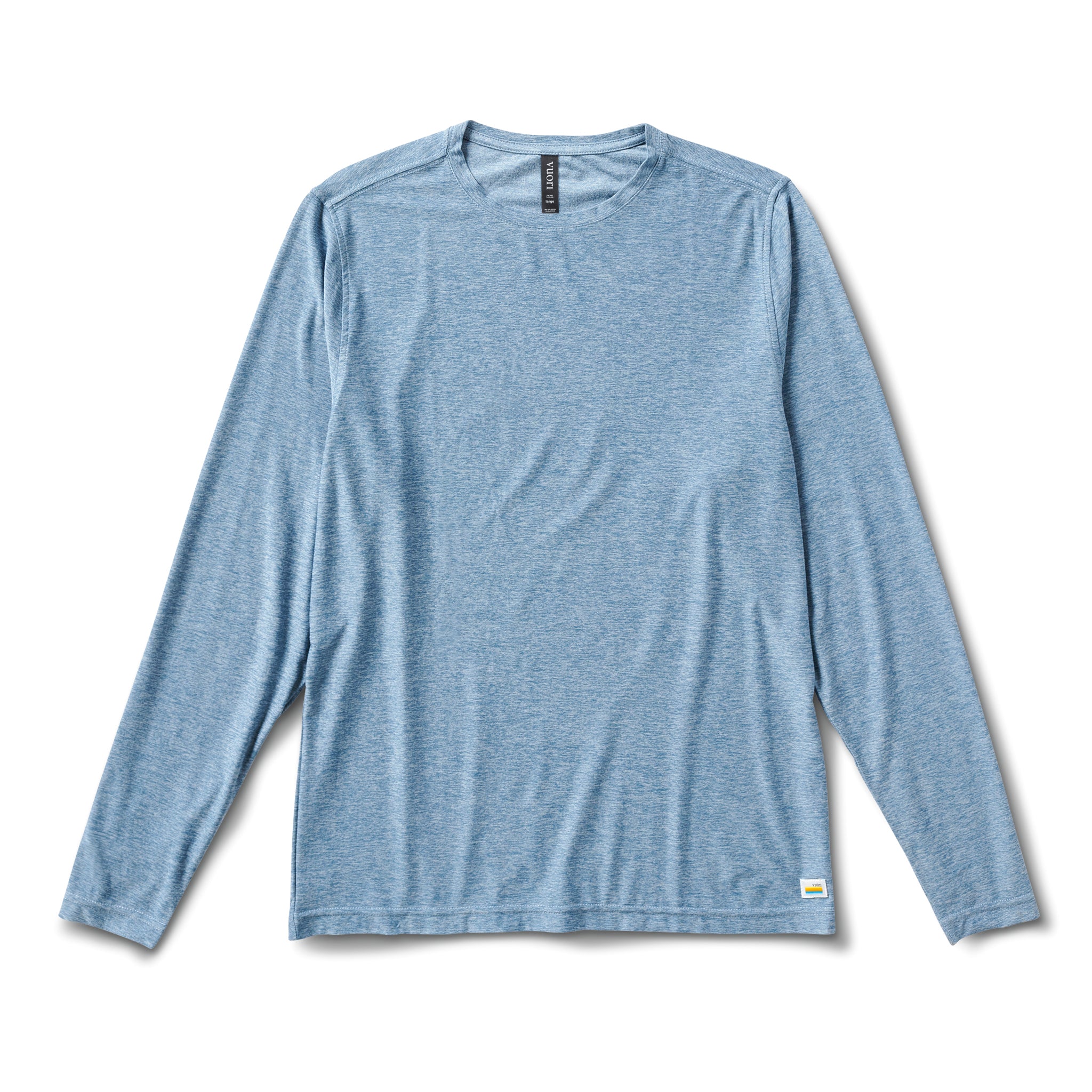 Long Sleeve Strato Tech Tee | Cloud Heather - Image 5