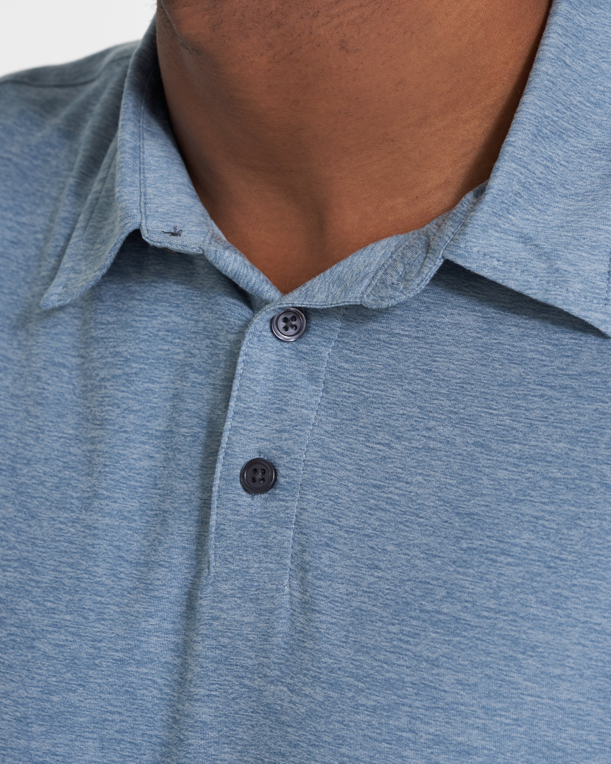 Strato Tech Polo | Cloud Heather - Image 2