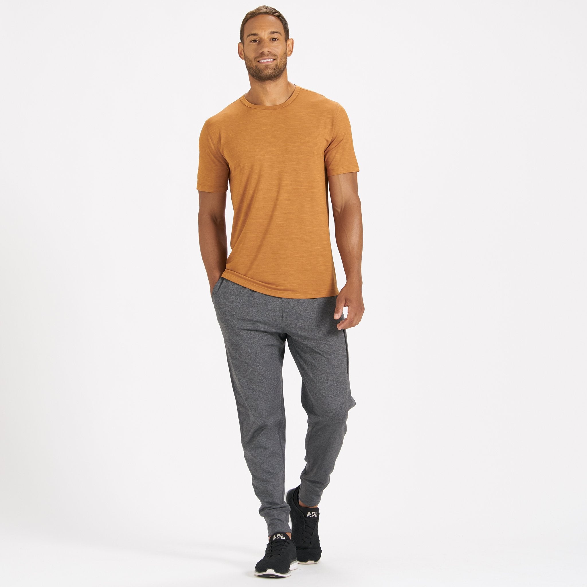 Zephyr Tee | Turmeric Heather - Image 3