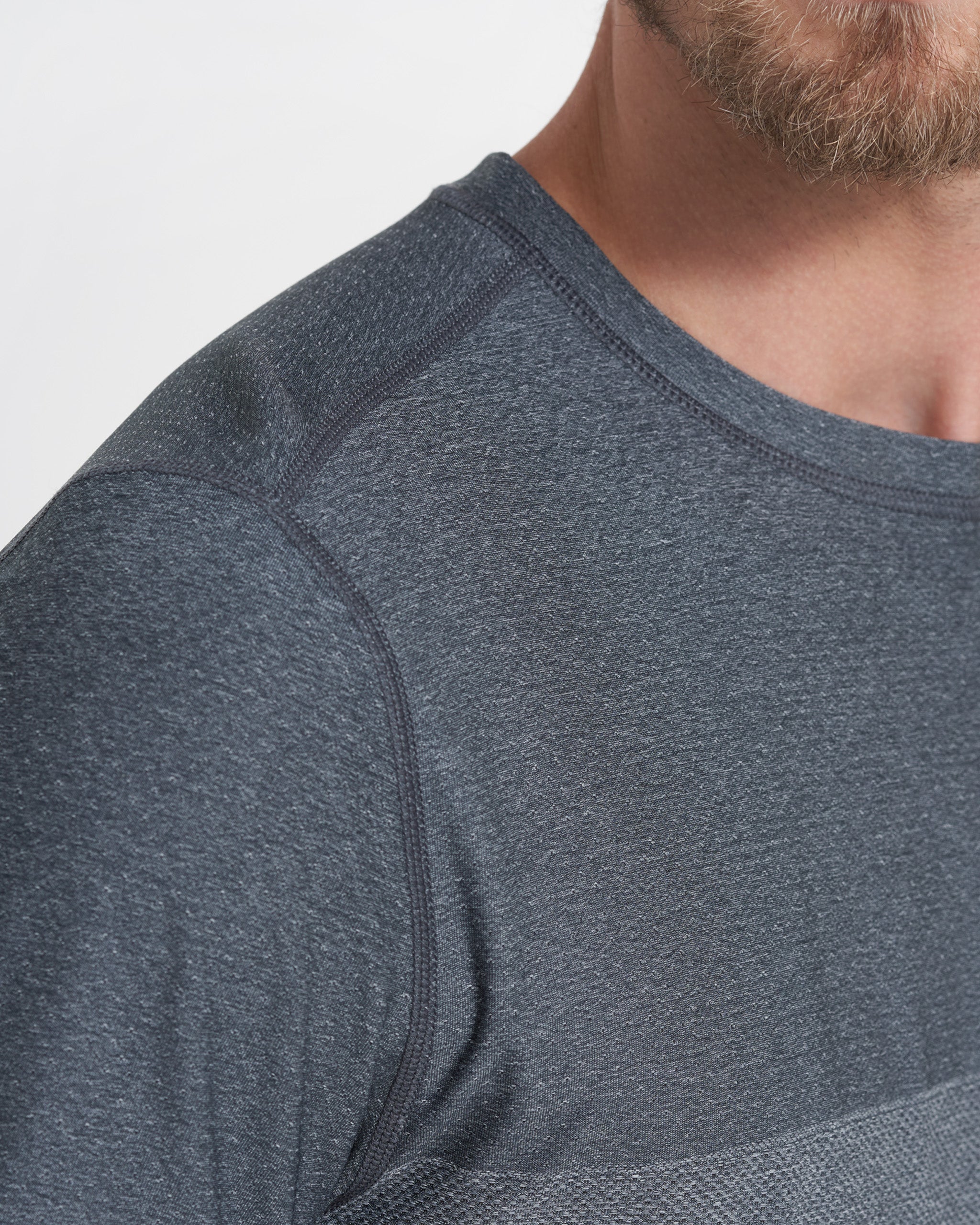 Grandview Tech Tee | Black Heather - Image 5