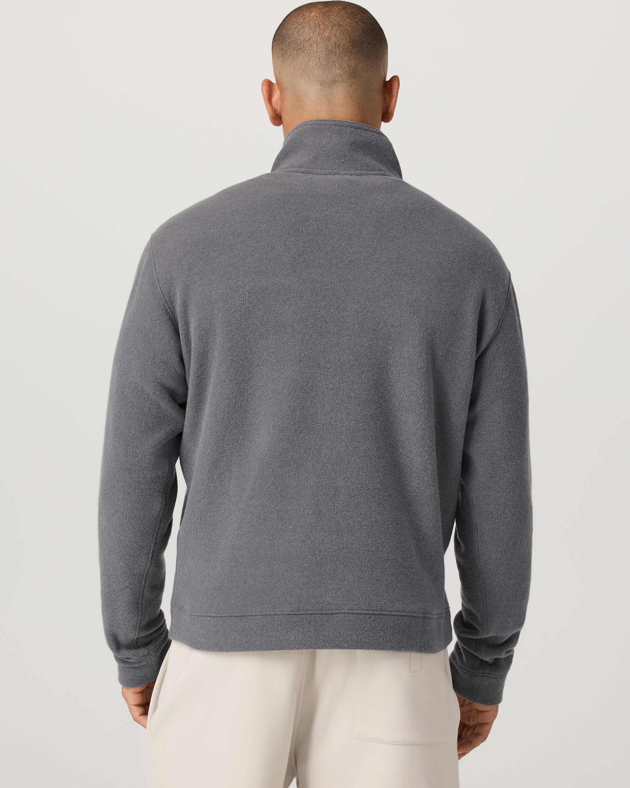 Beach Fleece Half Zip | Pinecone Heather - Image 3