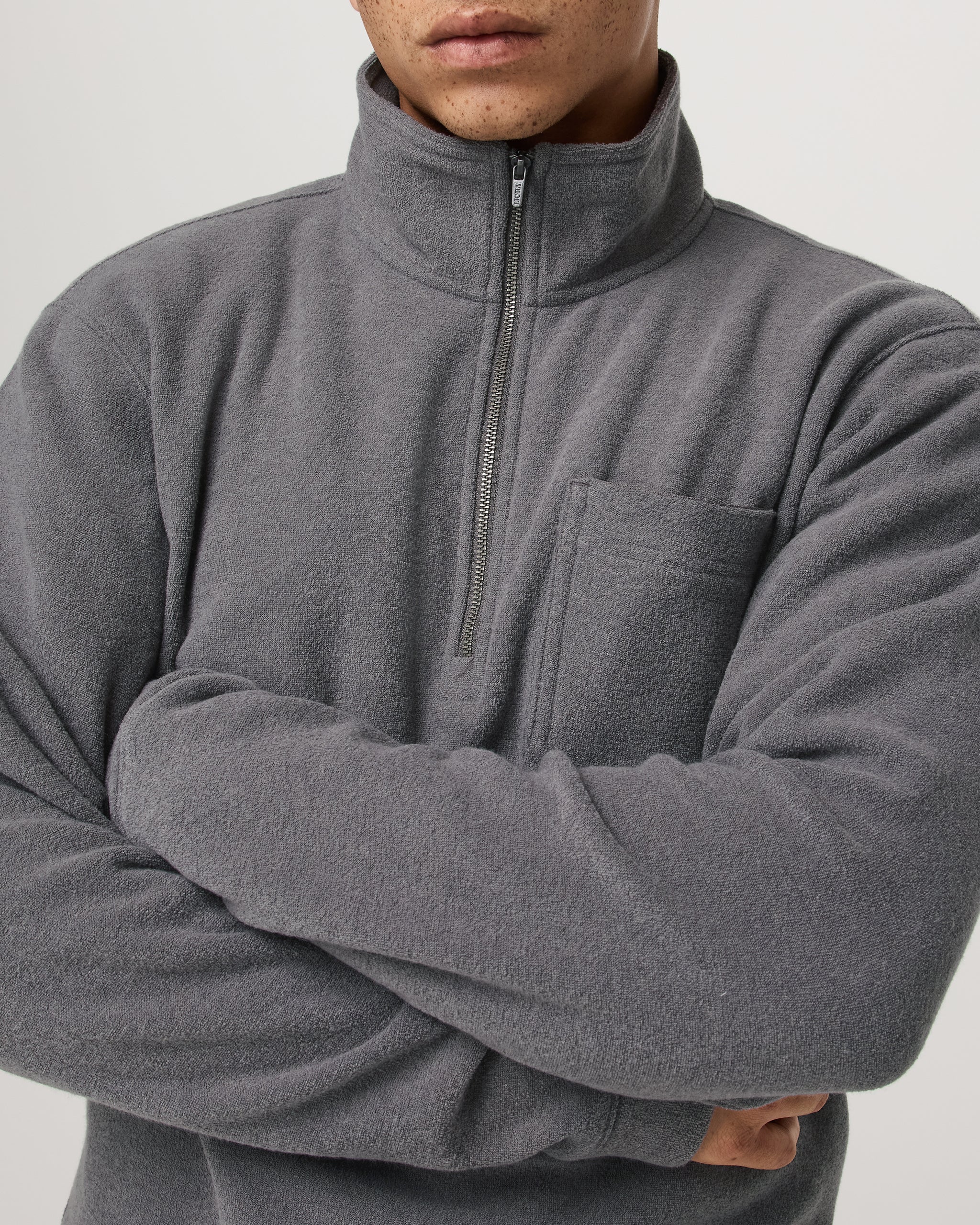 Beach Fleece Half Zip | Pinecone Heather - Image 5
