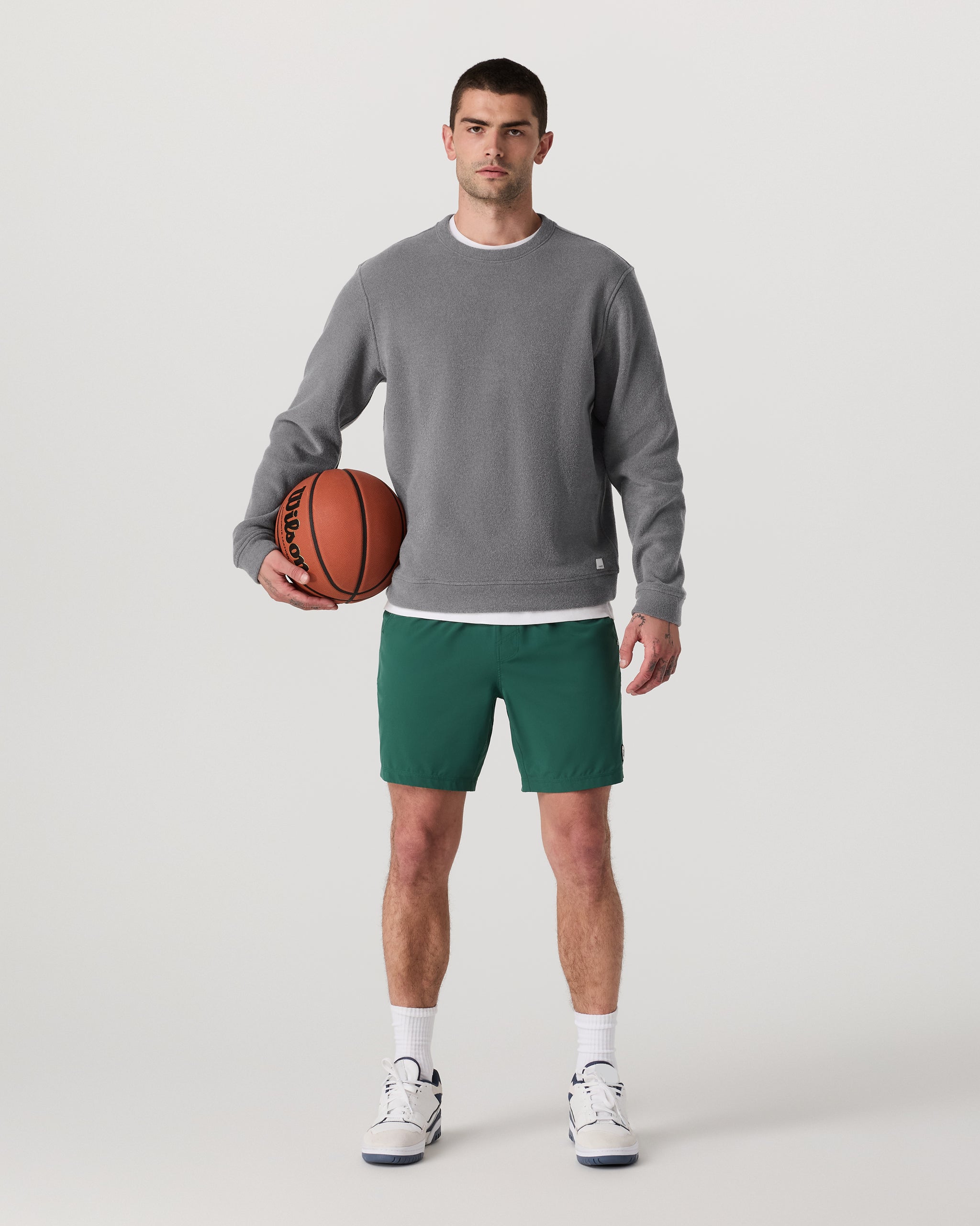 Beach Fleece Crew | Pinecone Heather - Image 5