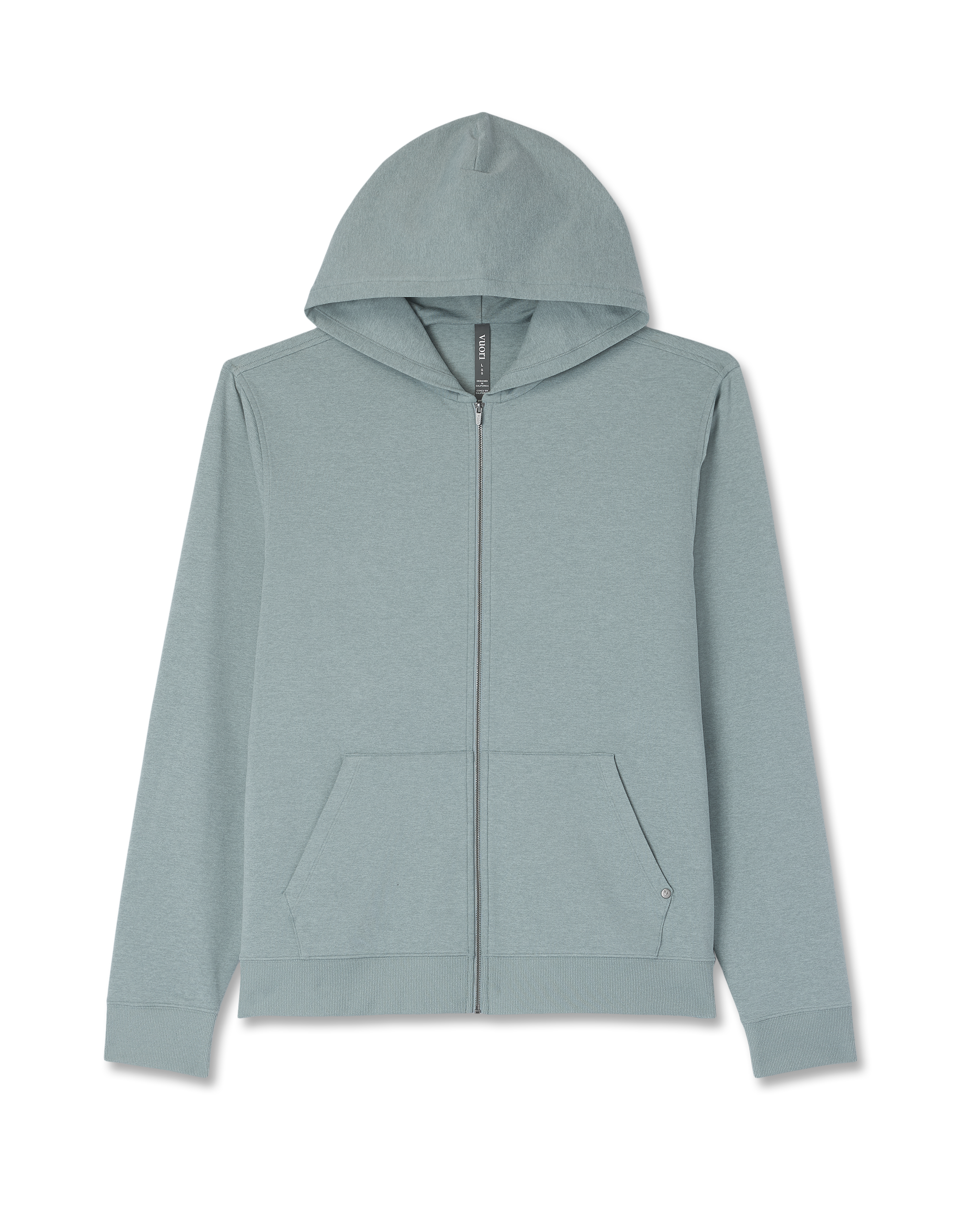 Coronado Full Zip Hoodie 2.0 | Misty Blue Heather - Image 6