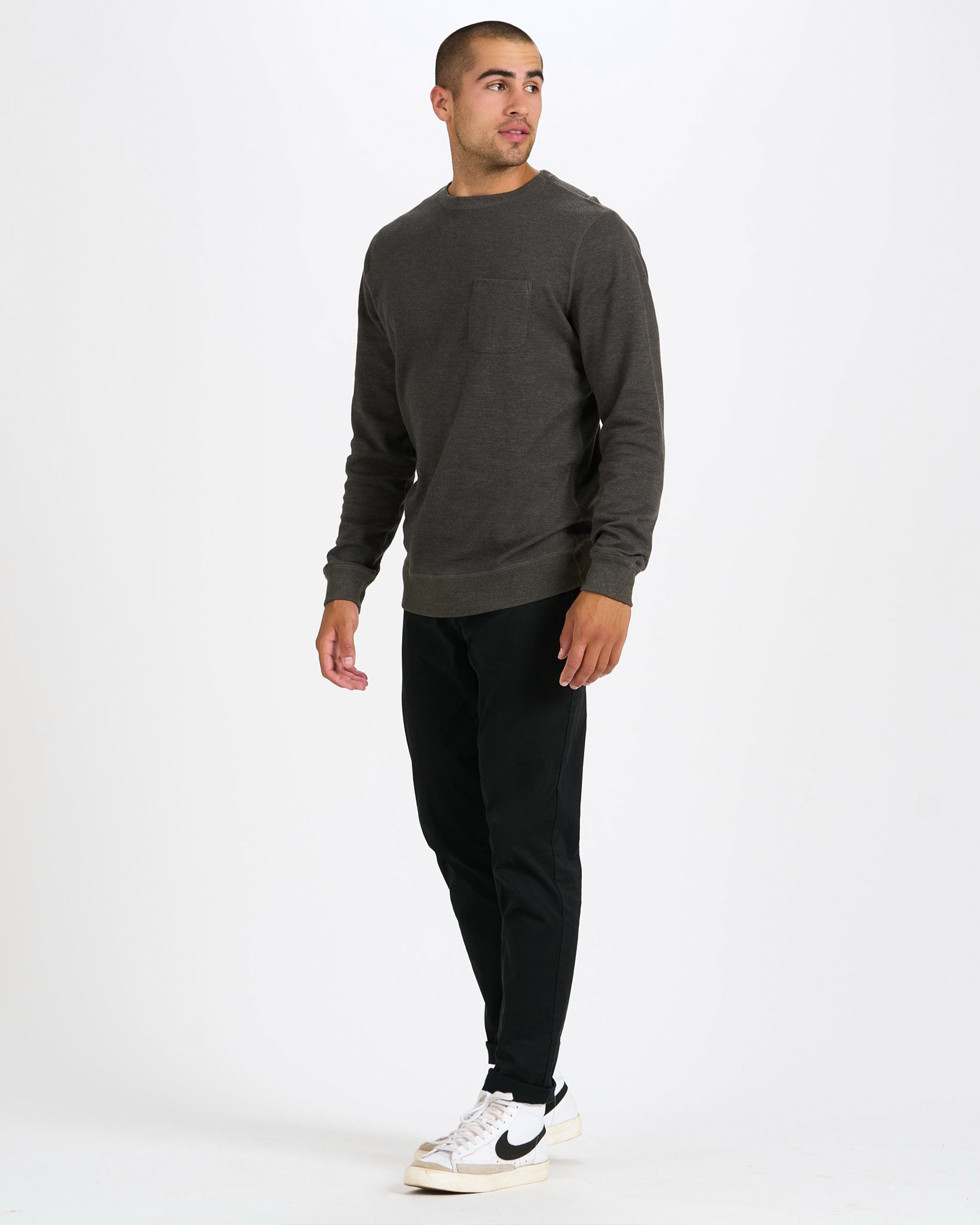 Jeffreys Pullover | Oregano Heather - Image 4
