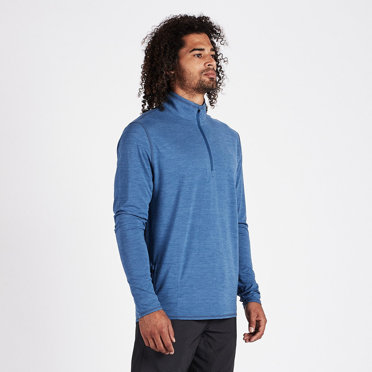 Ease Performance Half Zip | Sea Heather - Image 2
