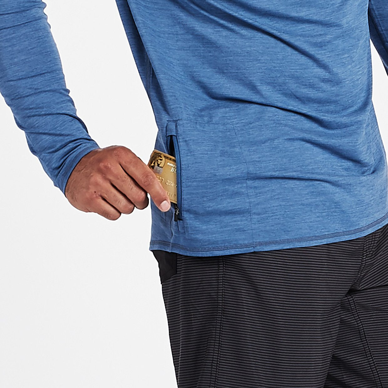 Ease Performance Half Zip | Sea Heather - Image 4