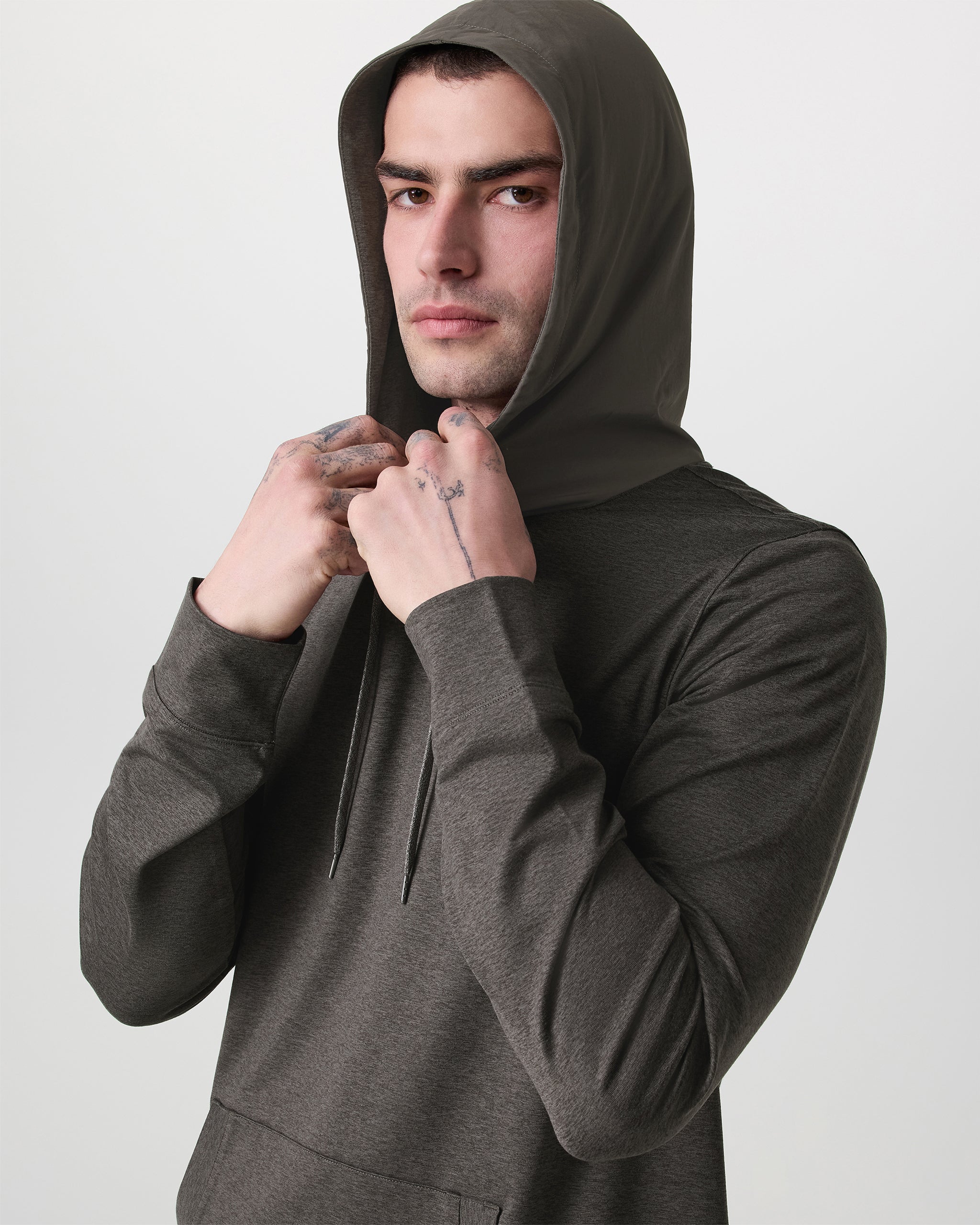Sunday Element Hoodie | Warm Grey Heather - Image 5