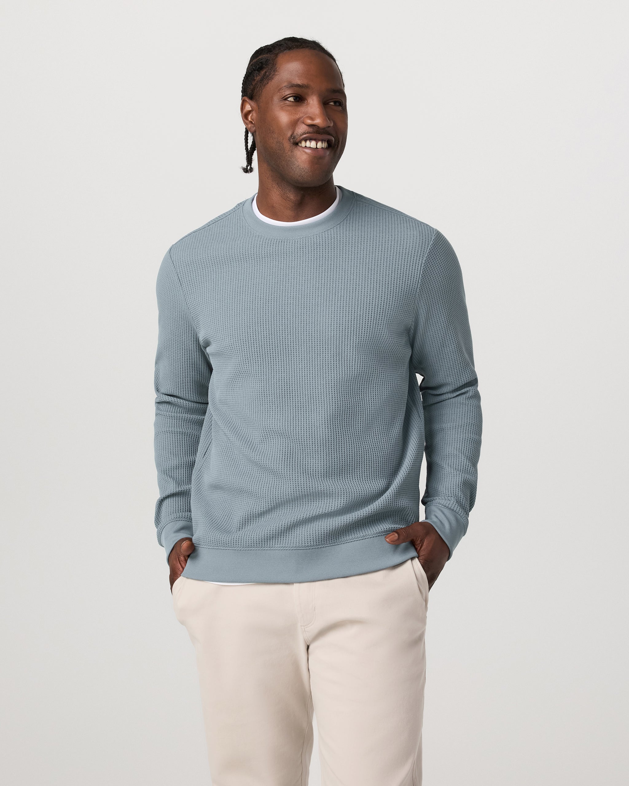 Tech Waffle Crew | Dusty Blue