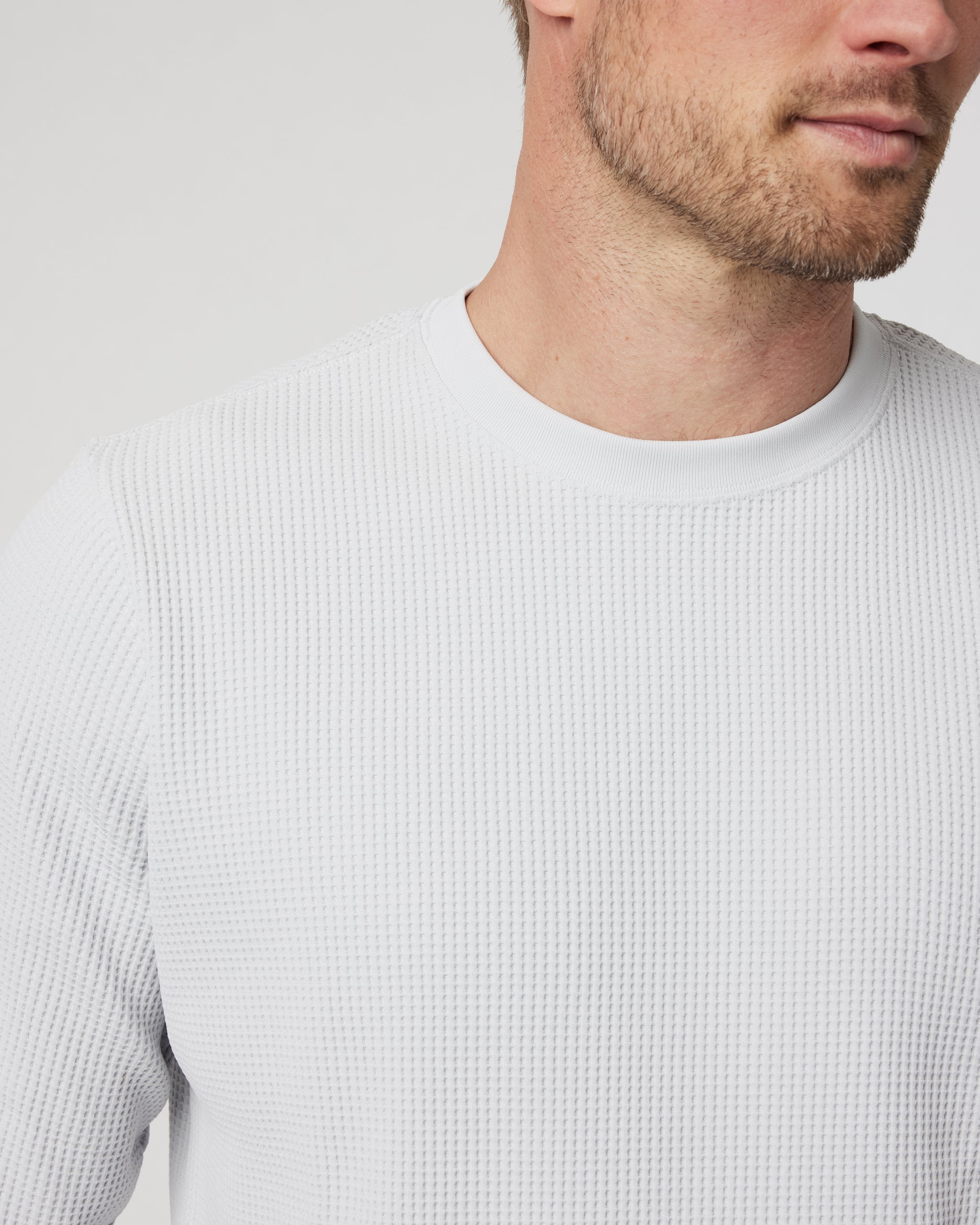 Tech Waffle Crew | Frost Grey - Image 2