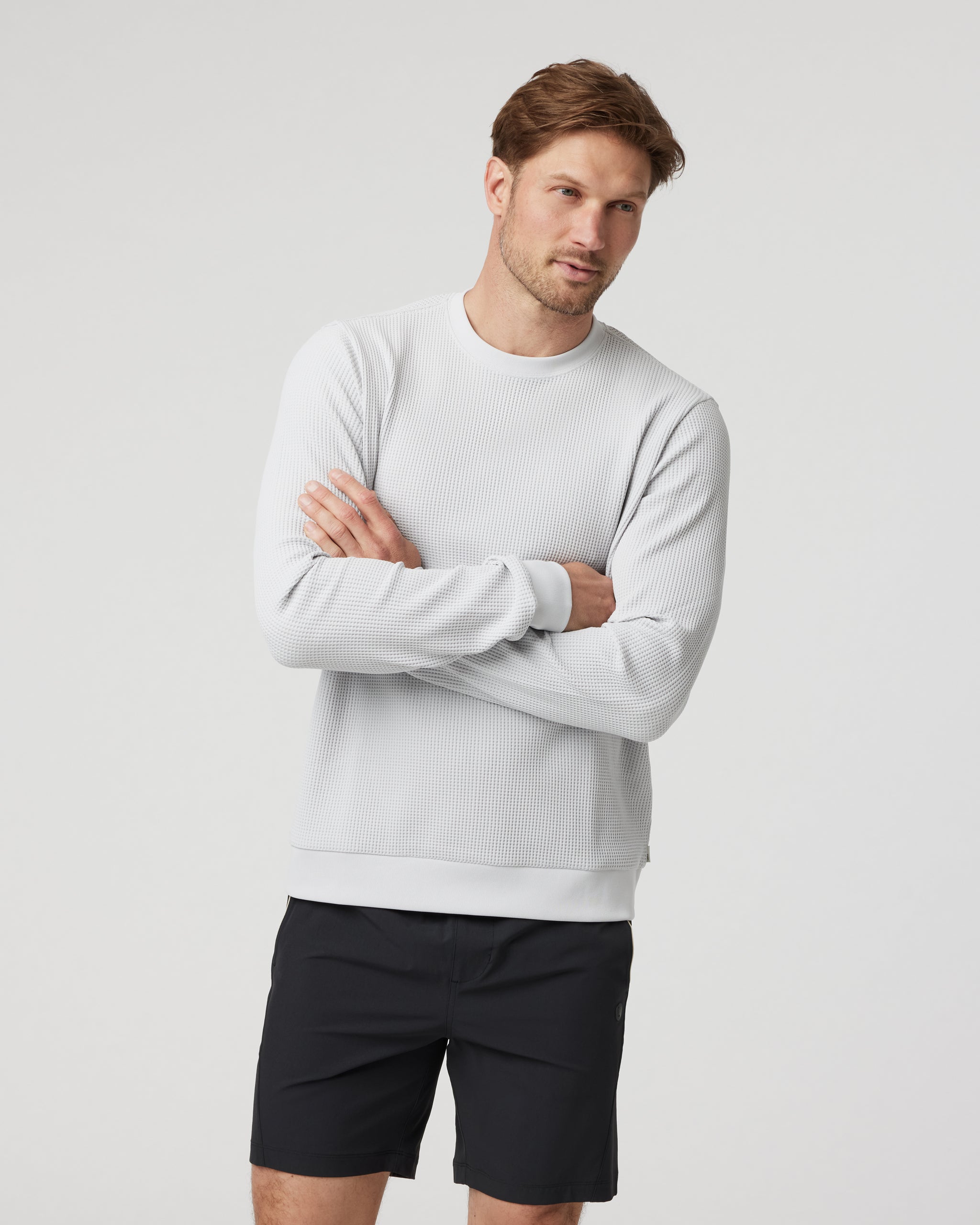 Tech Waffle Crew | Frost Grey