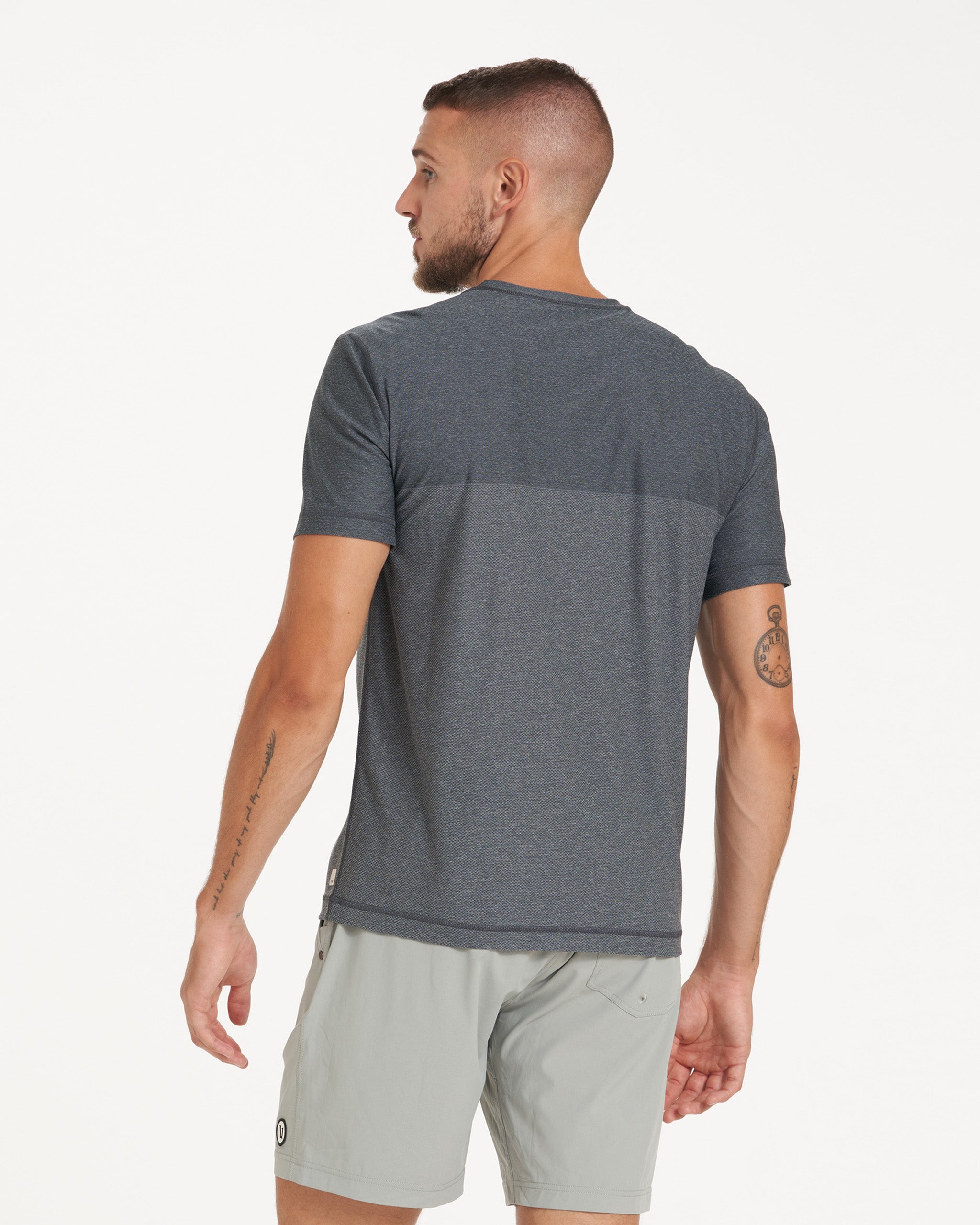 Grandview Tech Tee | Black Heather - Image 4