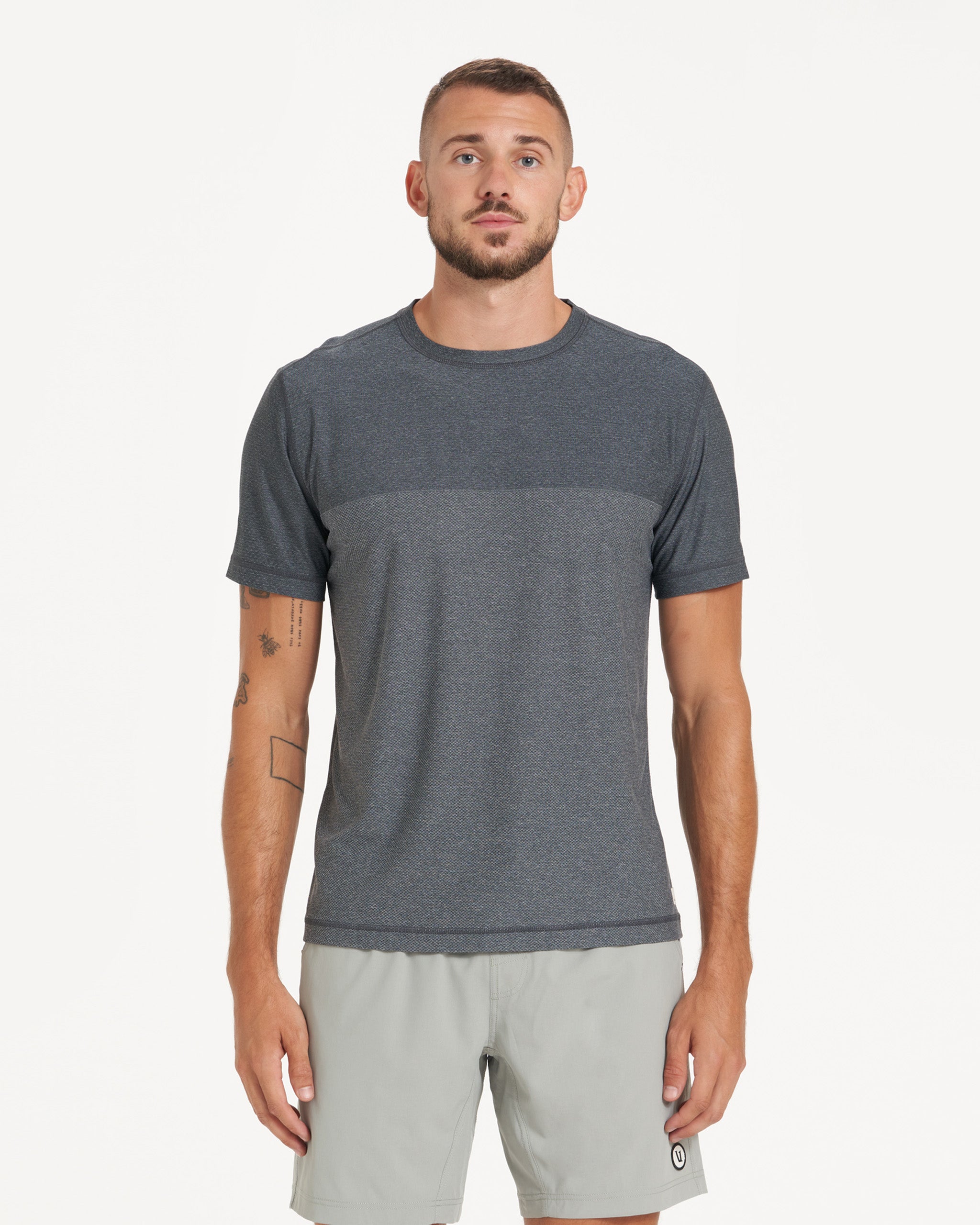 Grandview Tech Tee | Black Heather