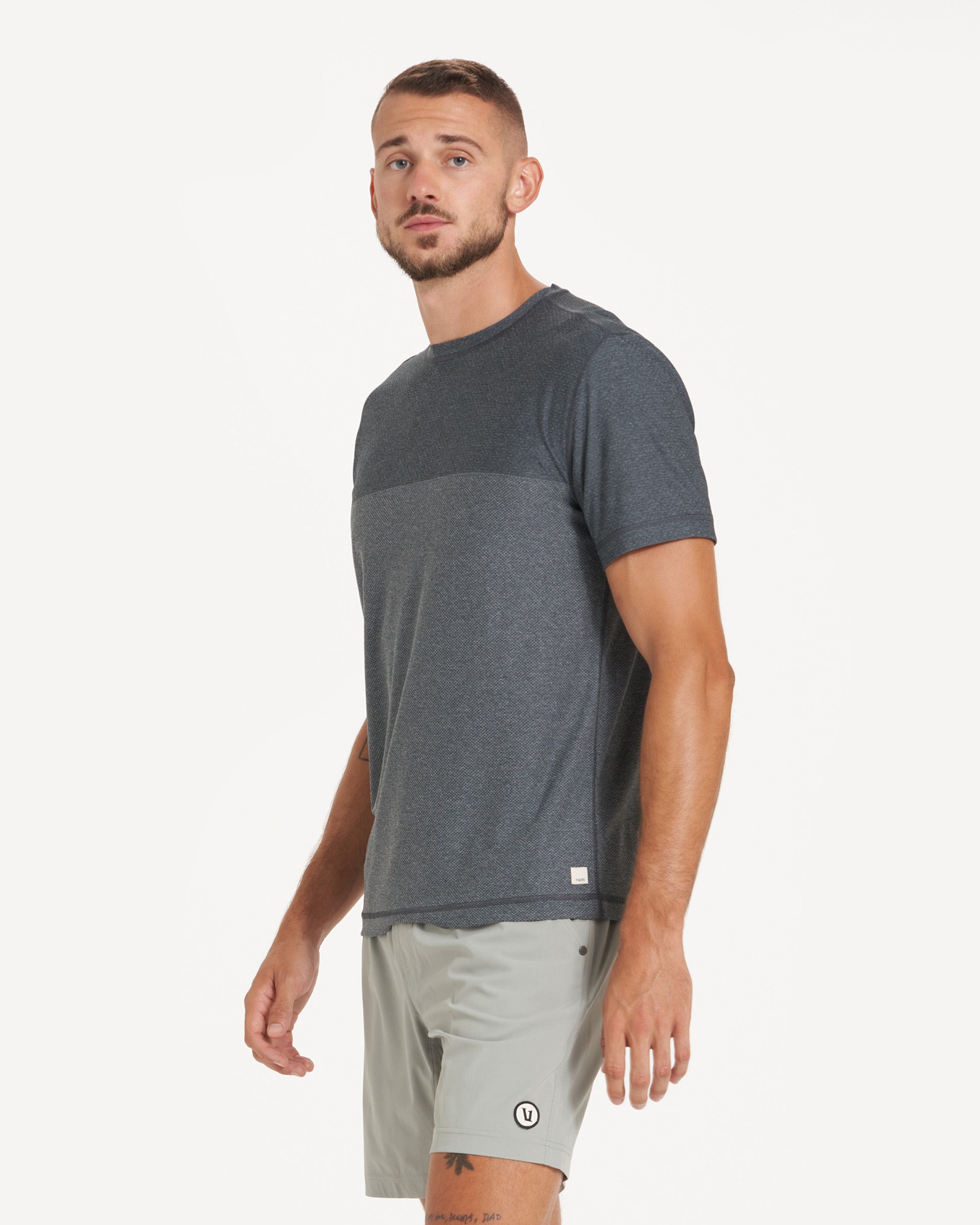 Grandview Tech Tee | Black Heather - Image 2