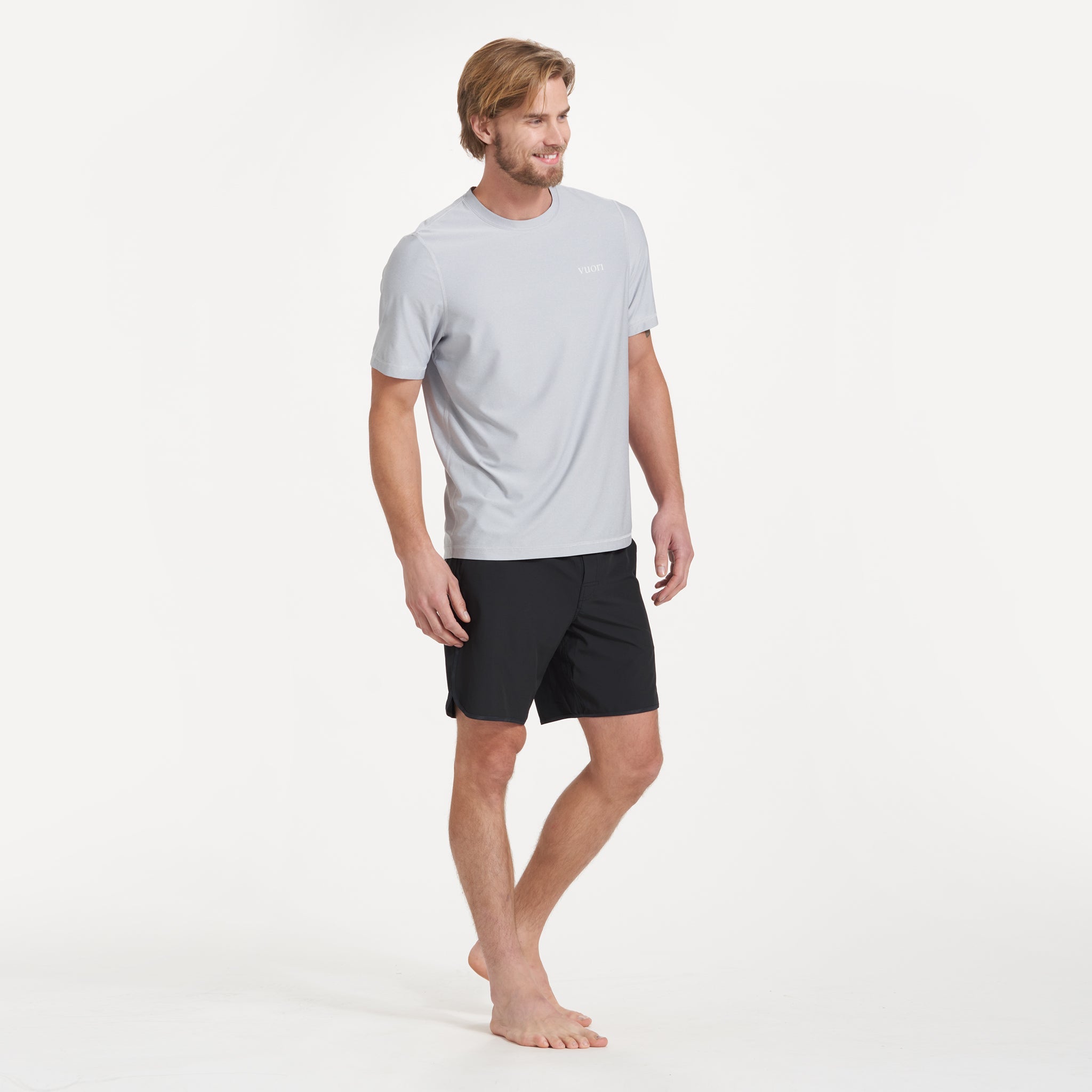 Short-Sleeve Uluwatu 2.0 Water Tee | Platinum Heather - Image 4