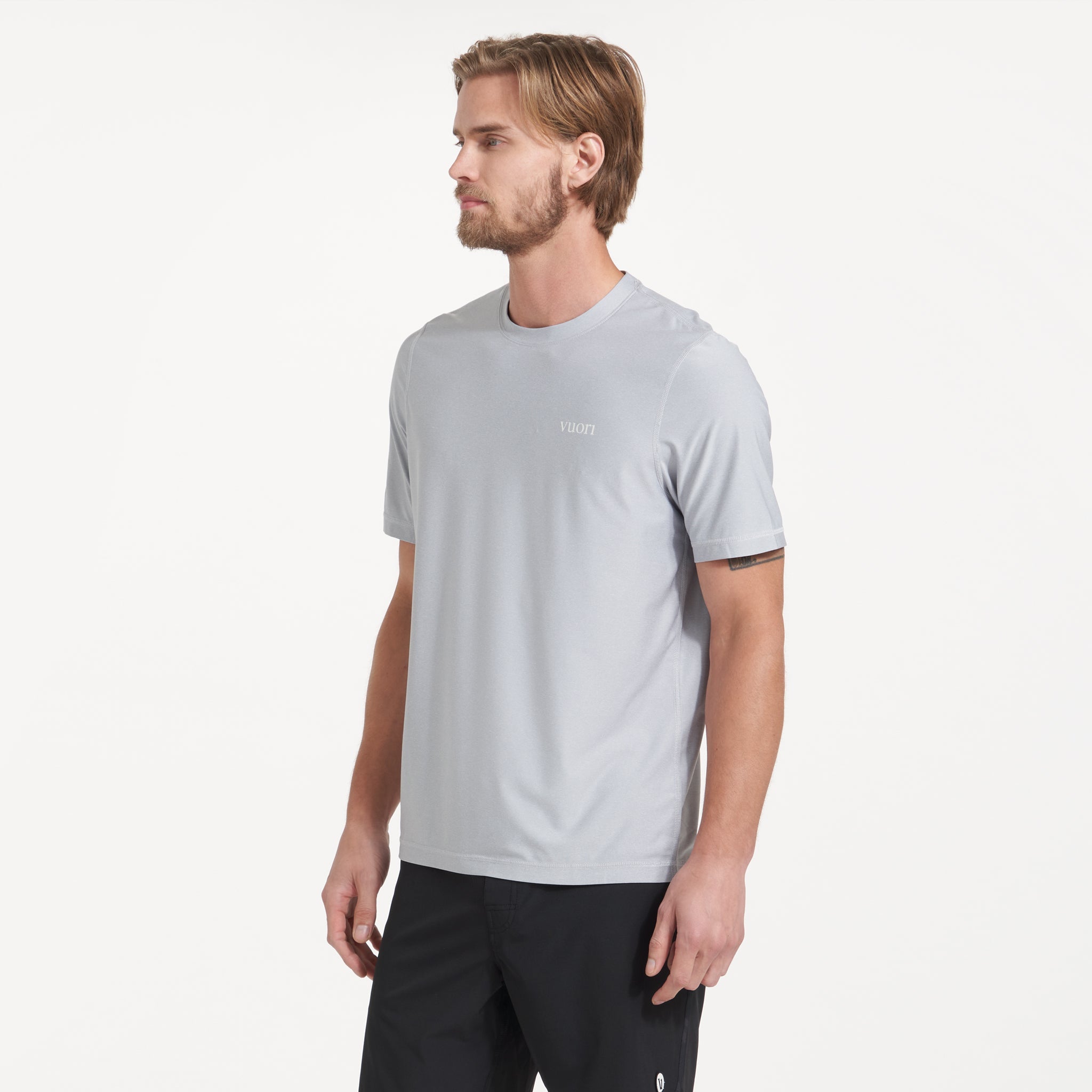 Short-Sleeve Uluwatu 2.0 Water Tee | Platinum Heather - Image 2
