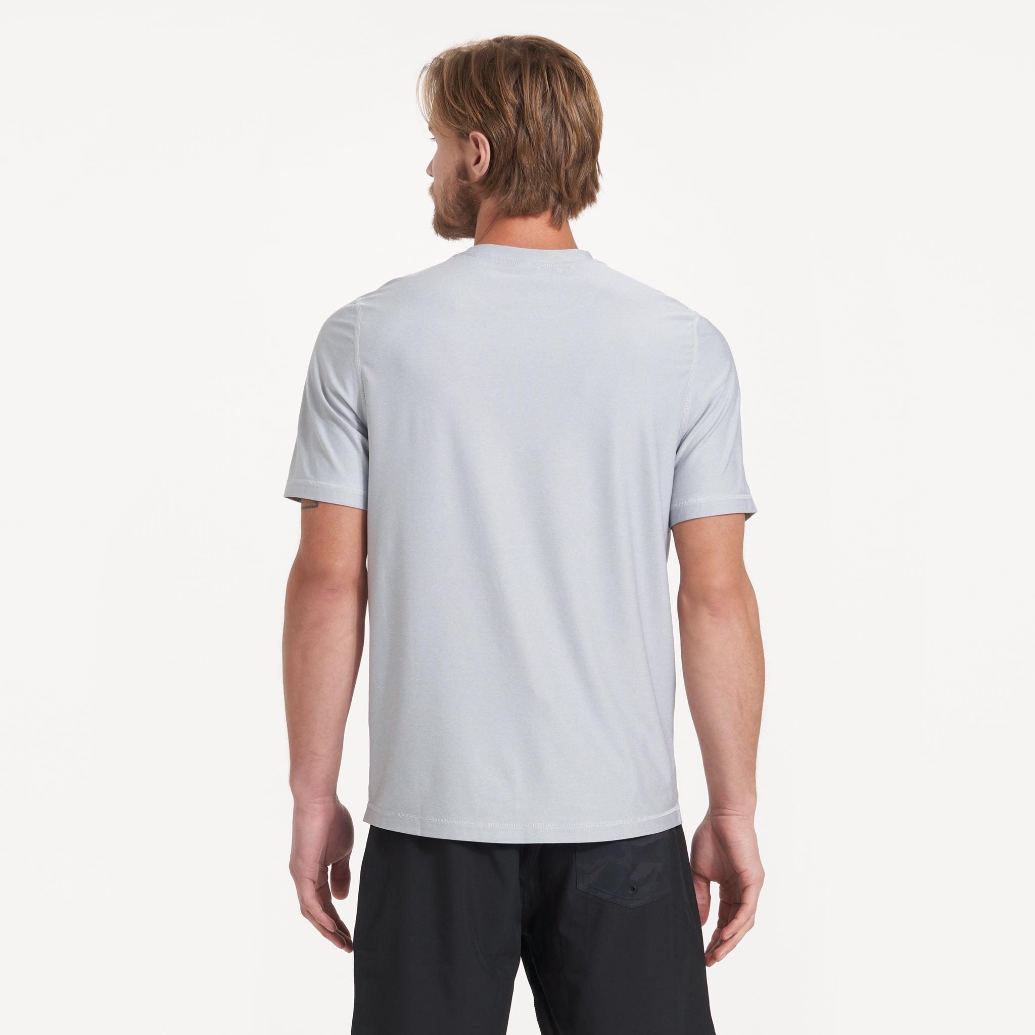 Short-Sleeve Uluwatu 2.0 Water Tee | Platinum Heather - Image 3