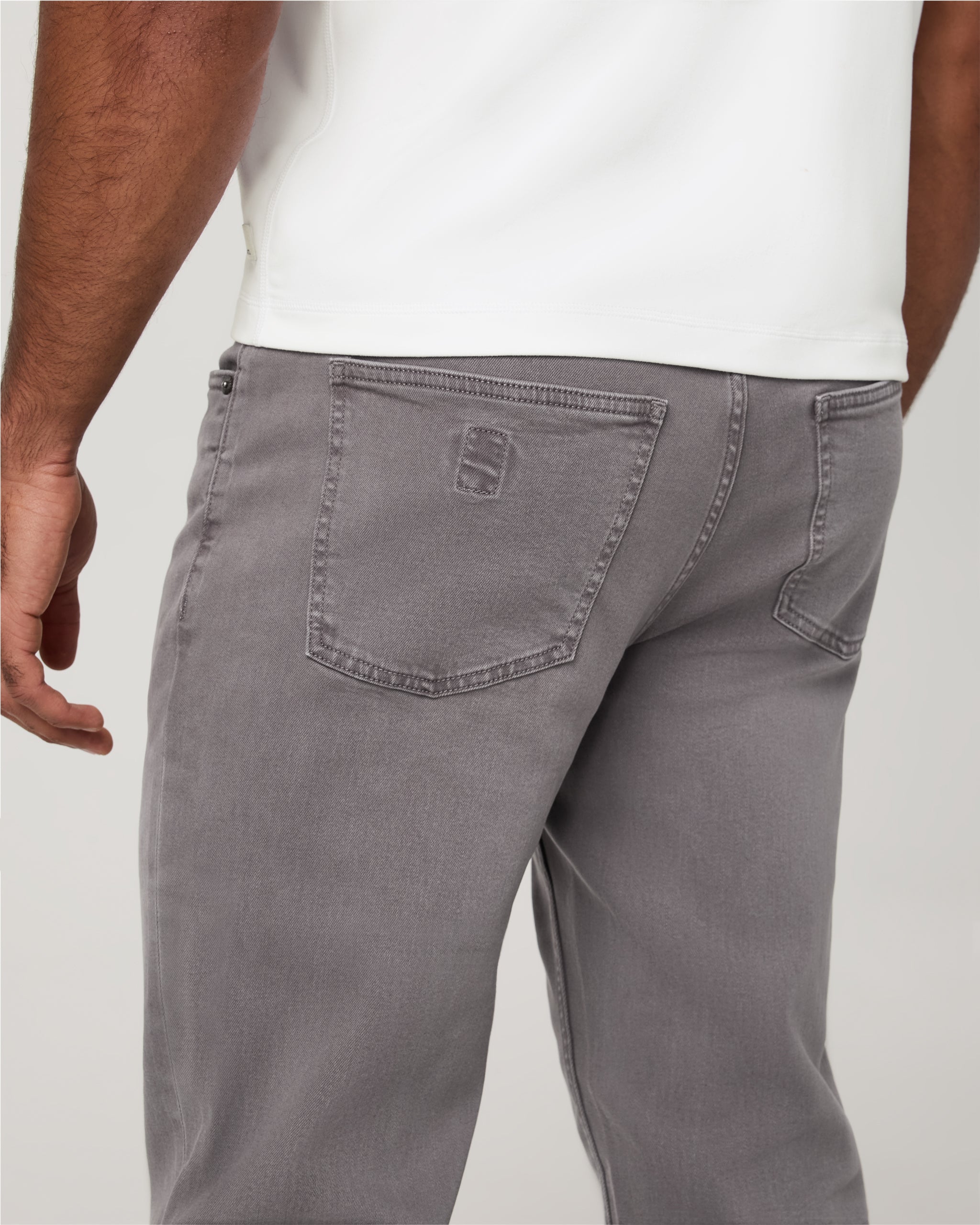 Benton Stretch Twill Pant Athletic Slim Fit 32 | Cavern Grey - Image 5