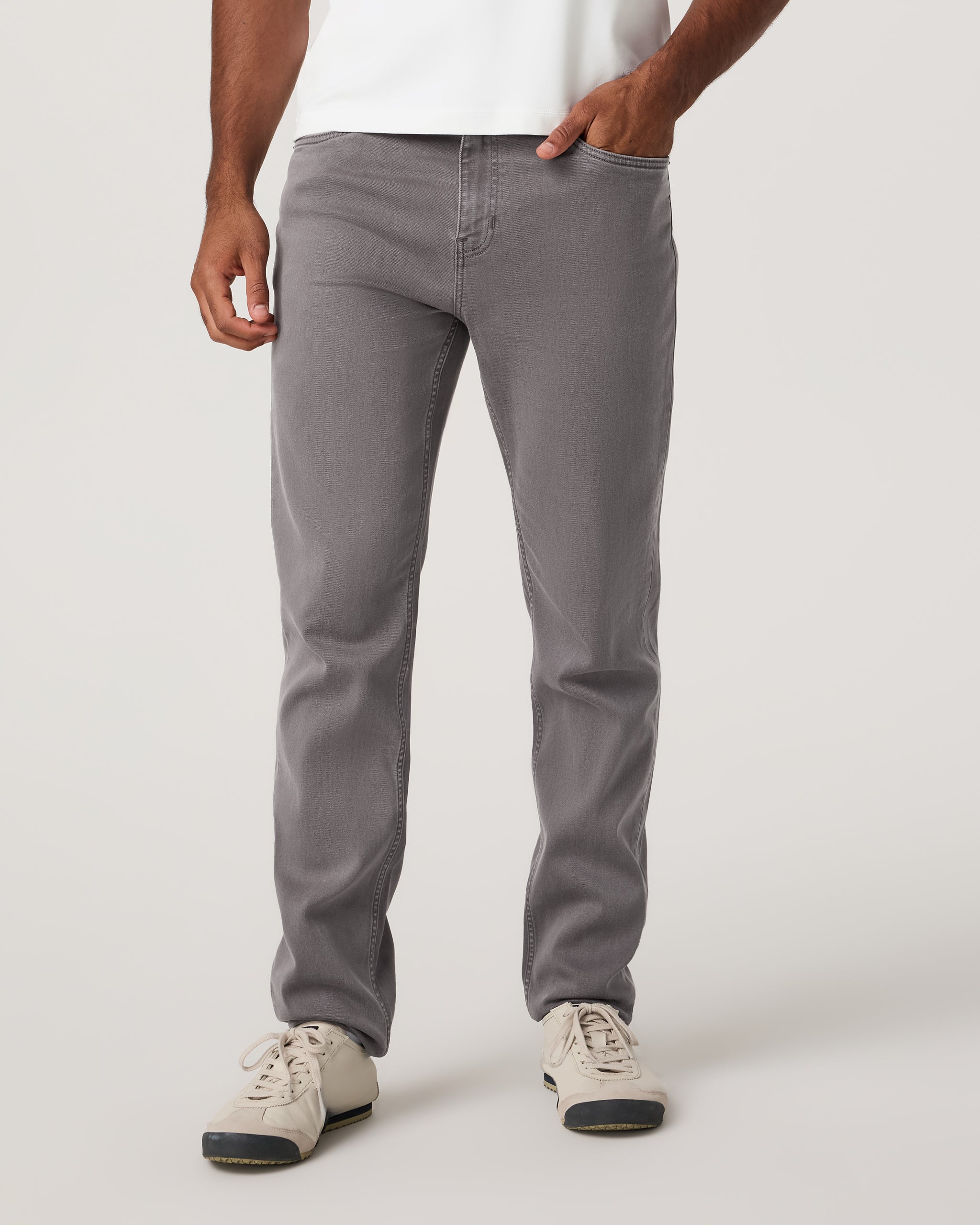 Benton Stretch Twill Pant Athletic Slim Fit 32 | Cavern Grey - Image 3