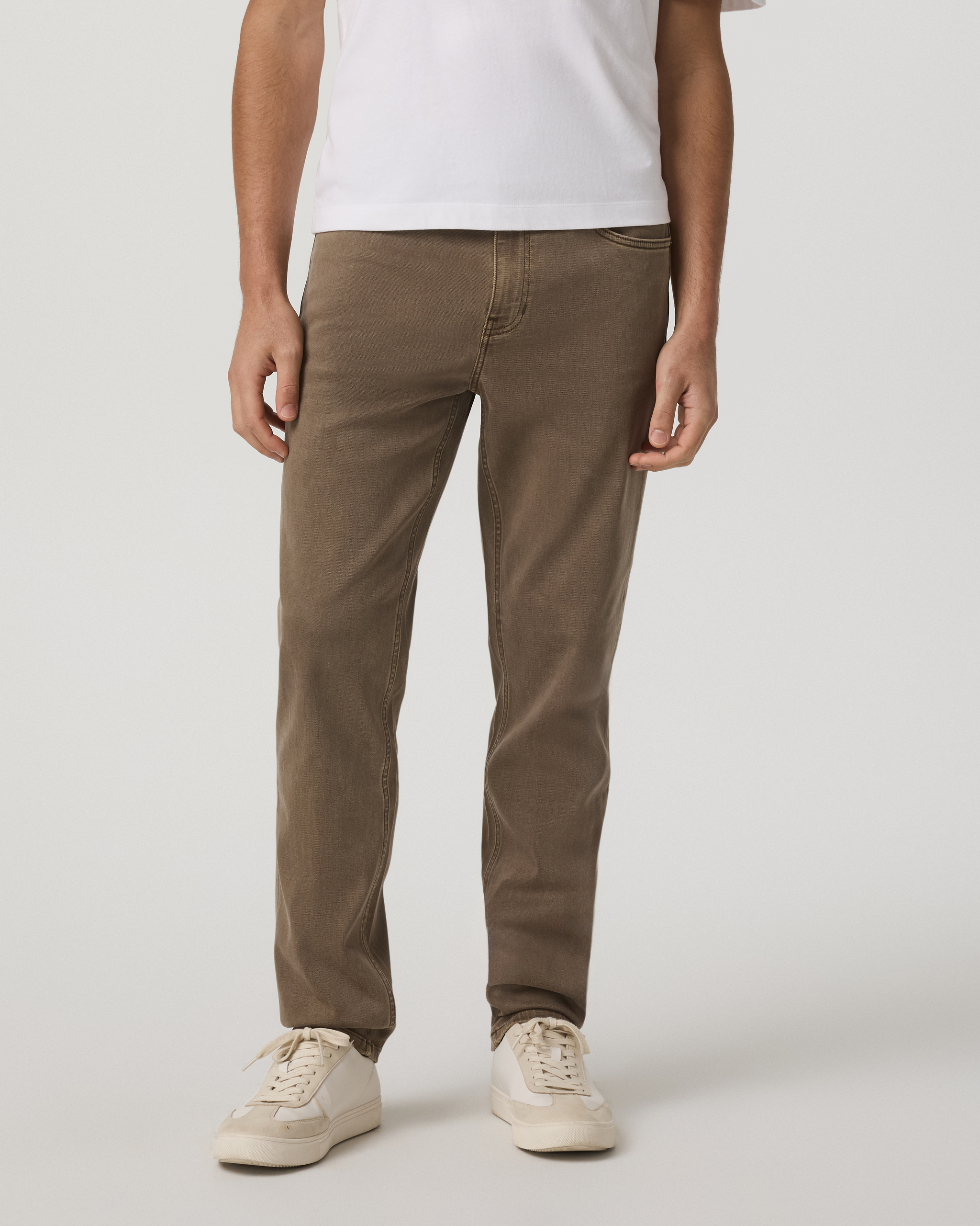 Benton Stretch Twill Pant Athletic Slim Fit 30 | Peppercorn