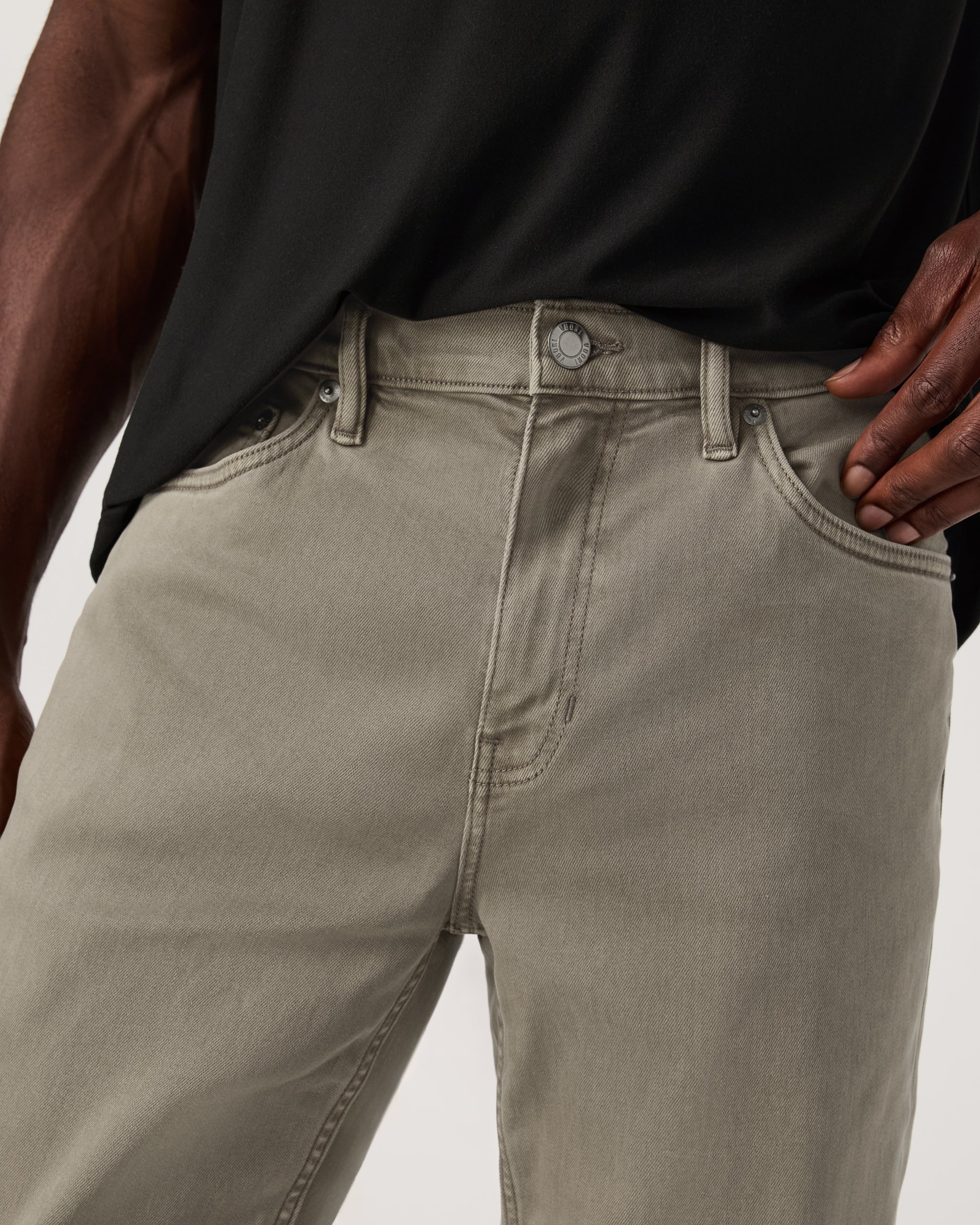 Benton Stretch Twill Pant Athletic Slim Fit 30 | Taupe - Image 2