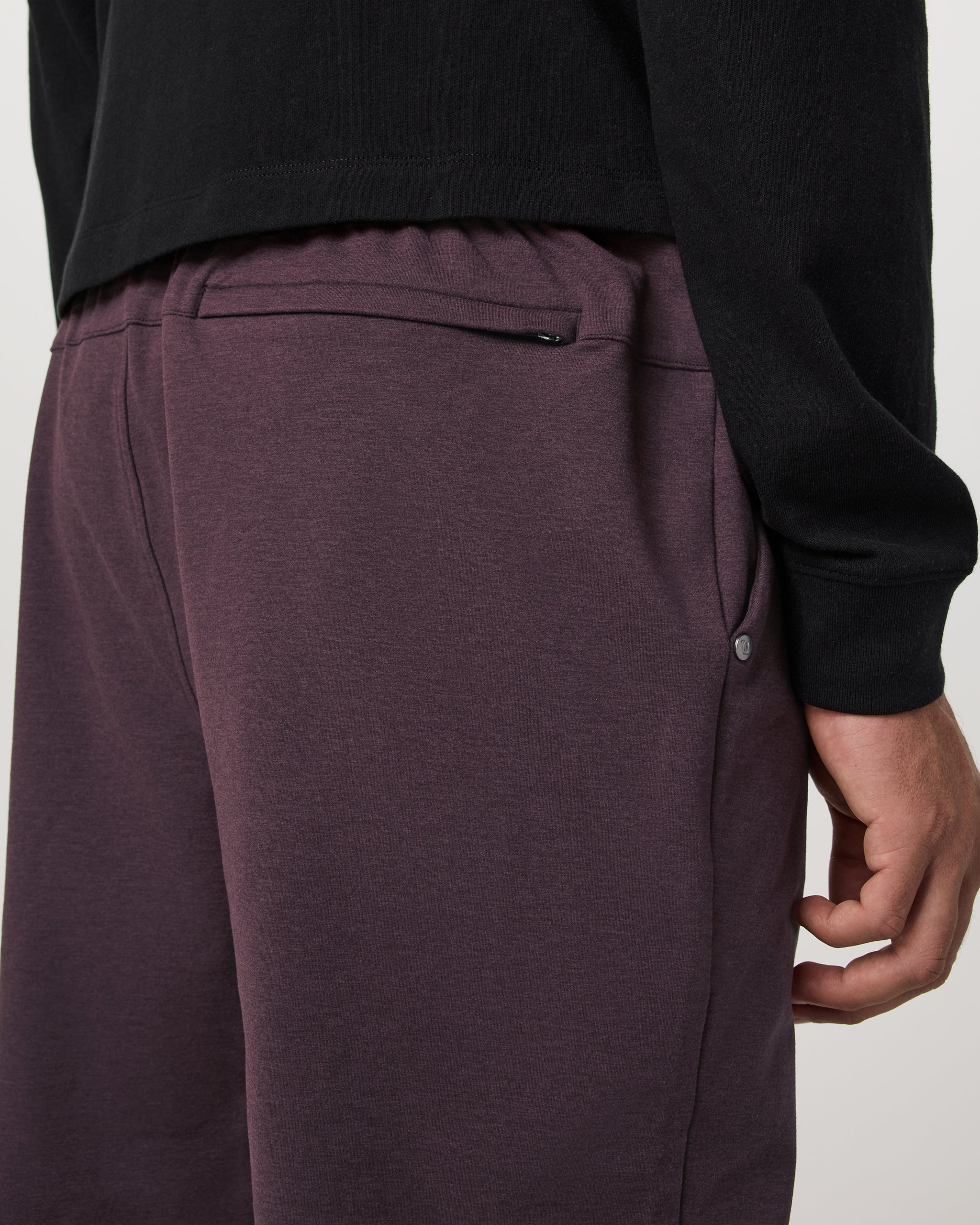 Coronado Sweatpant - Long | Raisin Heather - Image 2