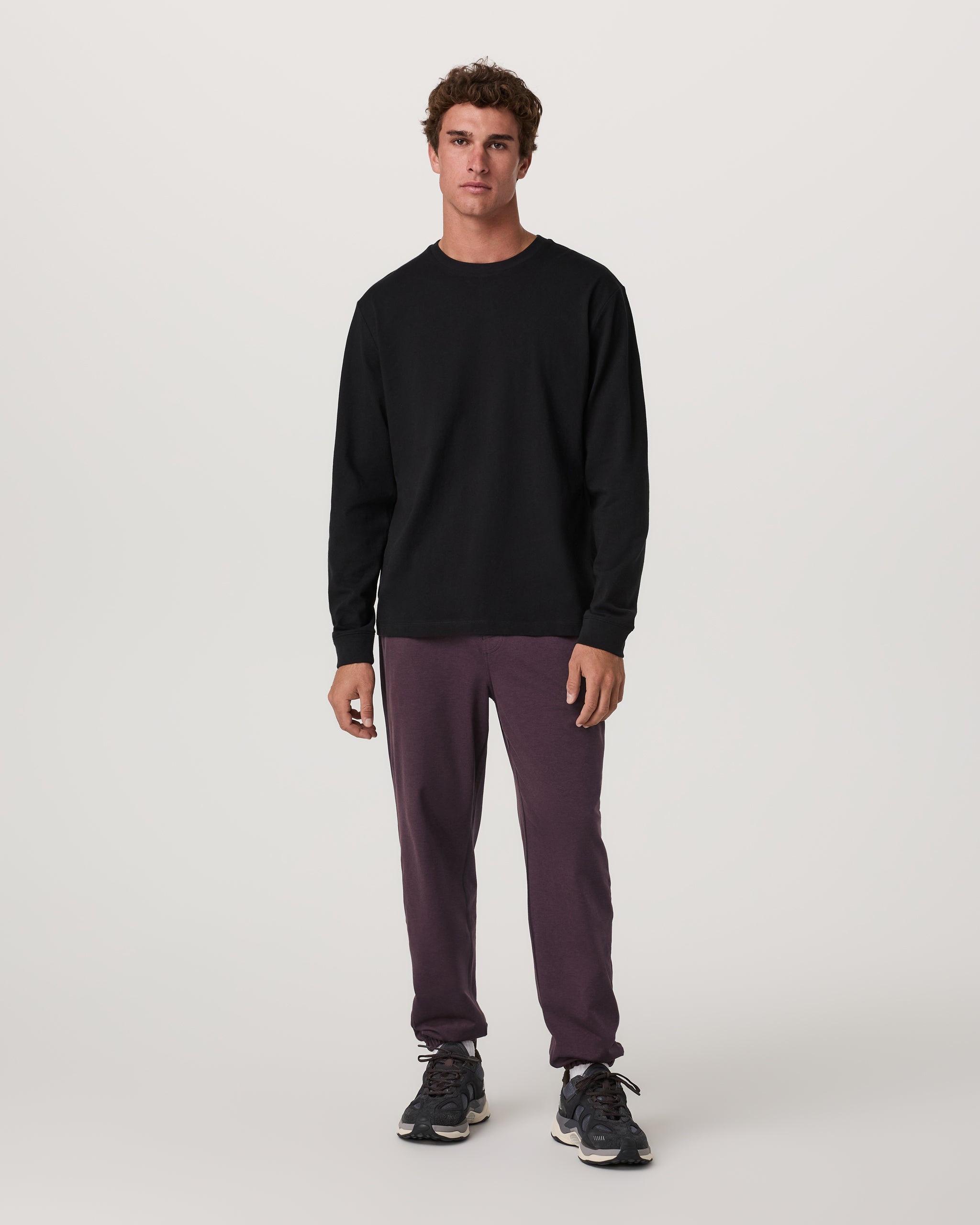 Coronado Sweatpant - Long | Raisin Heather - Image 5
