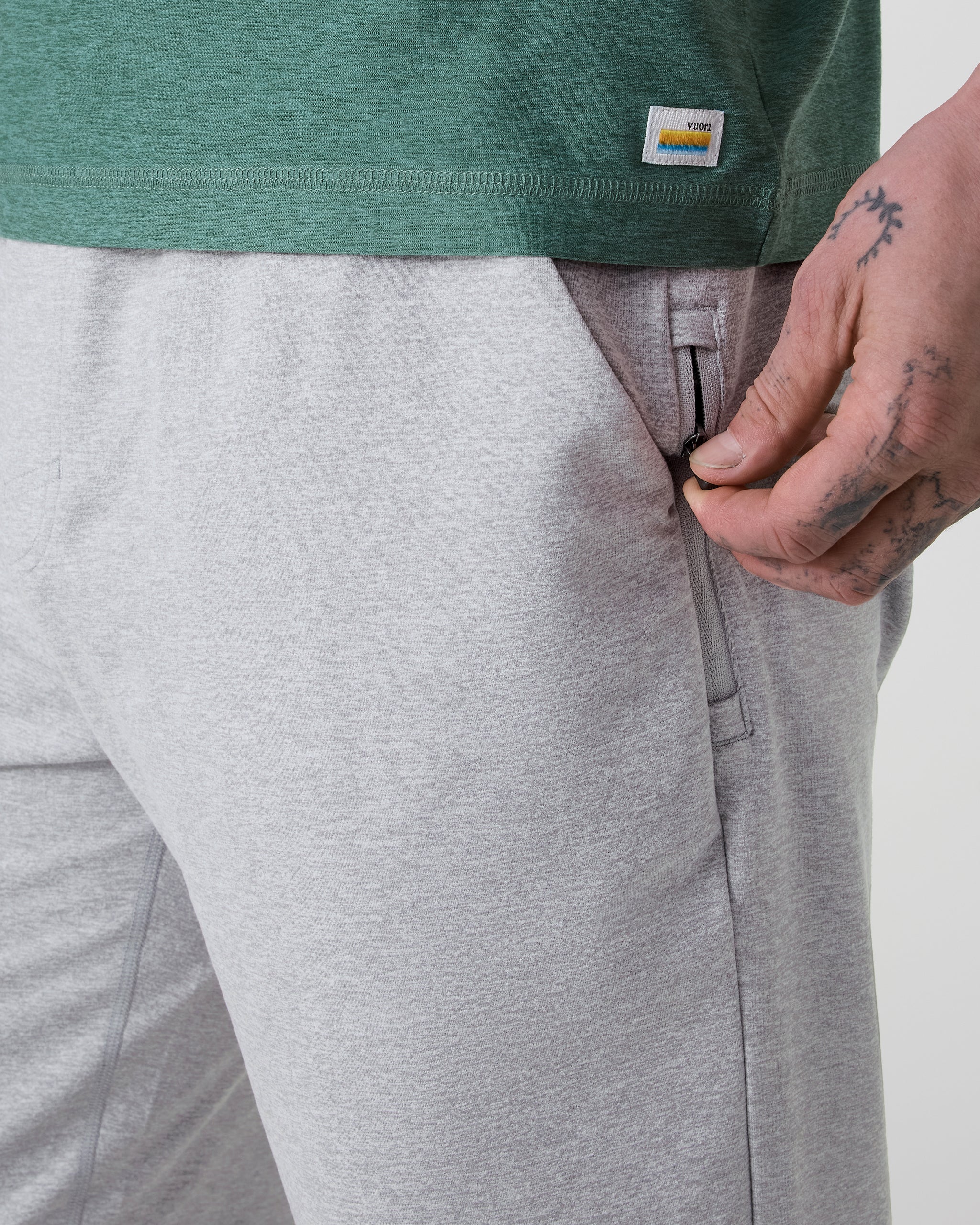 Coronado Sweatpant | Light Heather Grey - Image 4