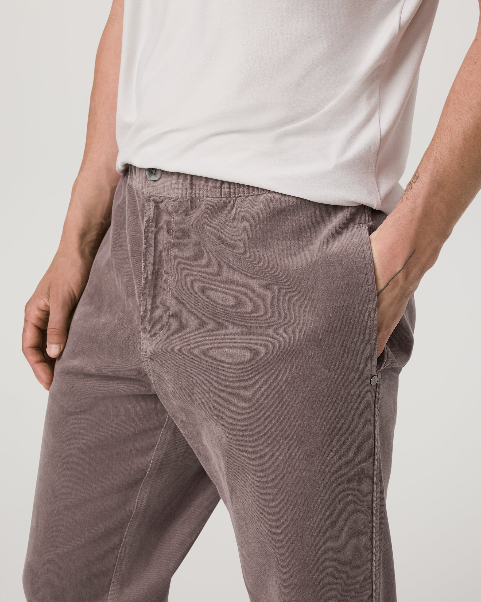 Optimist Elastic Waist Pant Classic Fit 30 | Huckleberry - Image 2