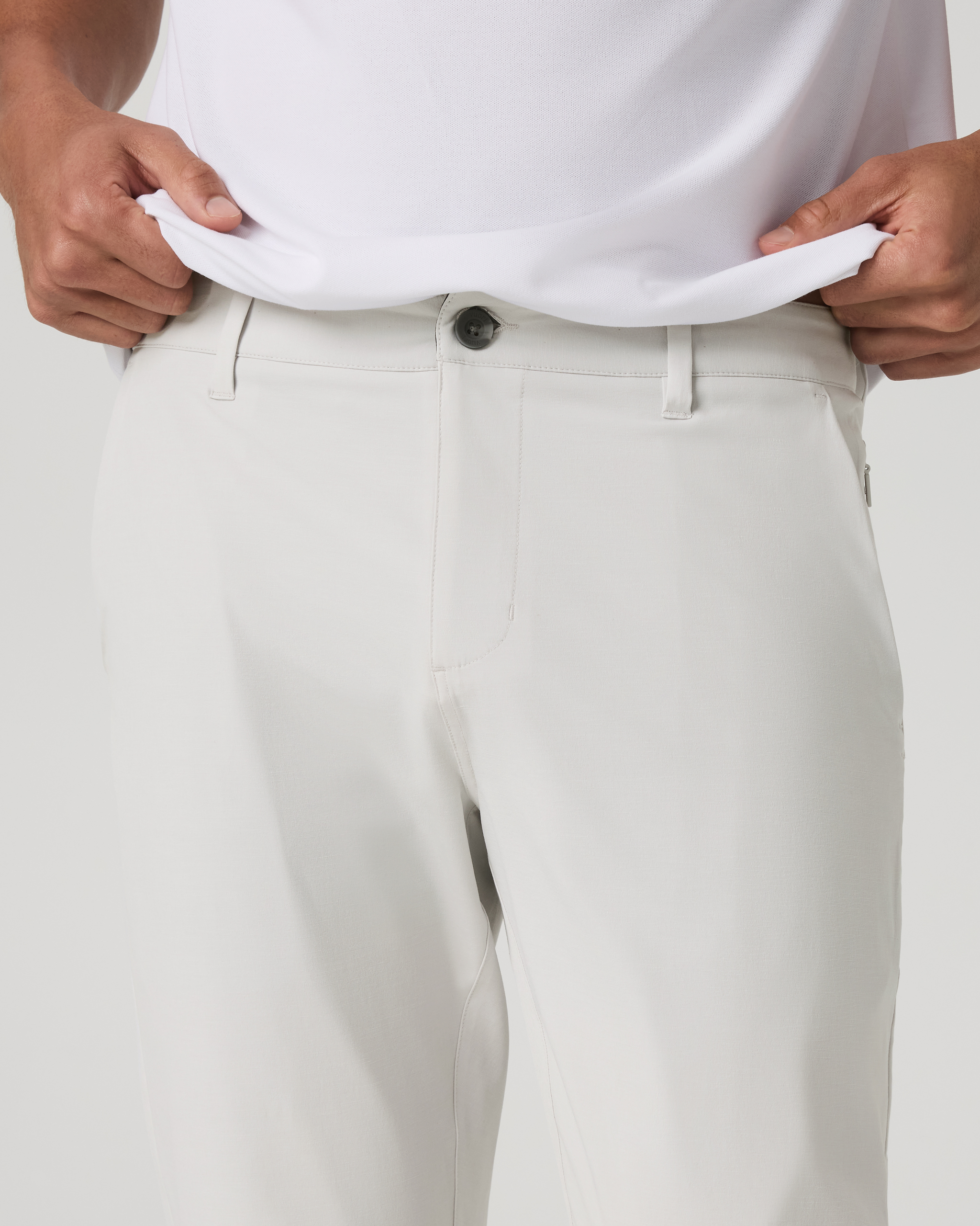 Aim Trouser Athletic Slim Fit 30 | Salt Linen Texture - Image 4