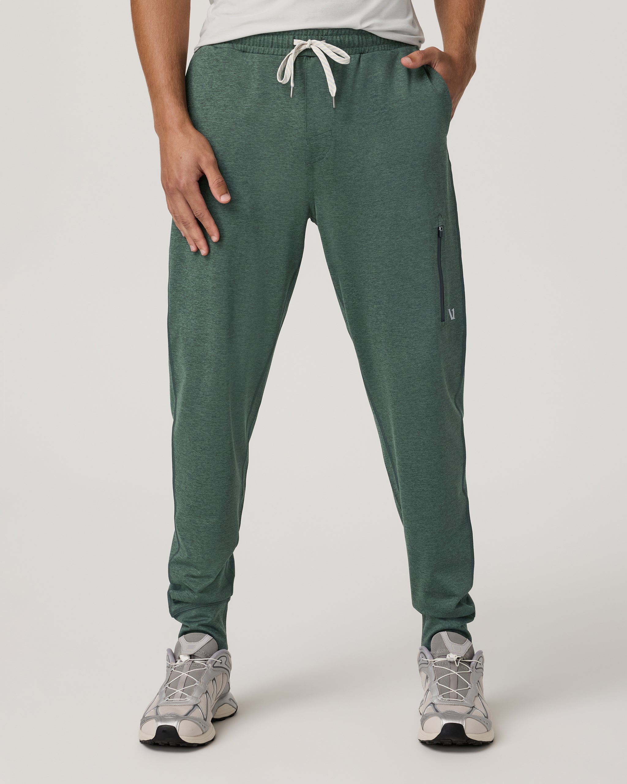 Sunday Performance Jogger - Long | Agate Green Heather
