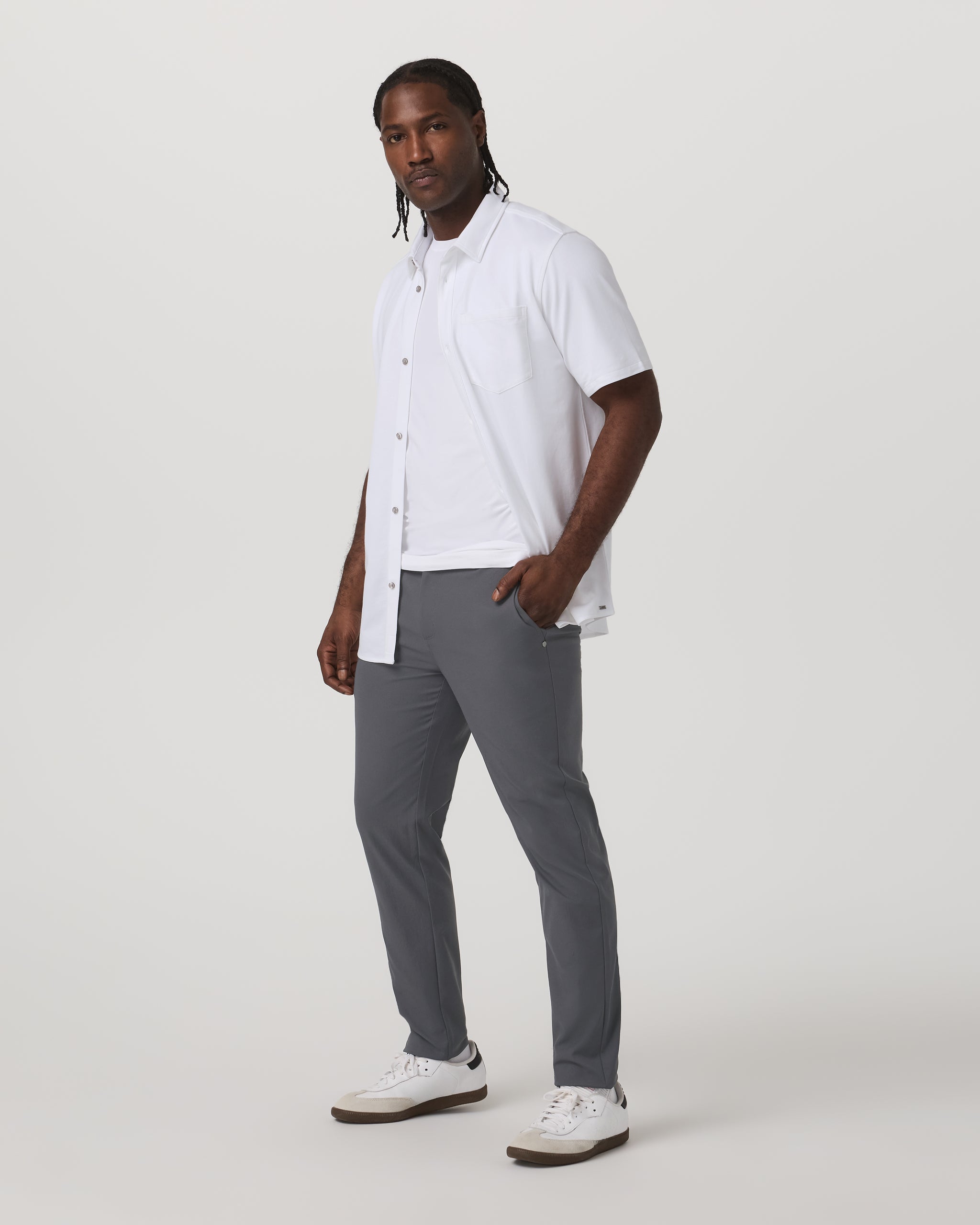 Cascade Tech Chino Pant Athletic Slim Fit 32 | Charcoal - Image 4