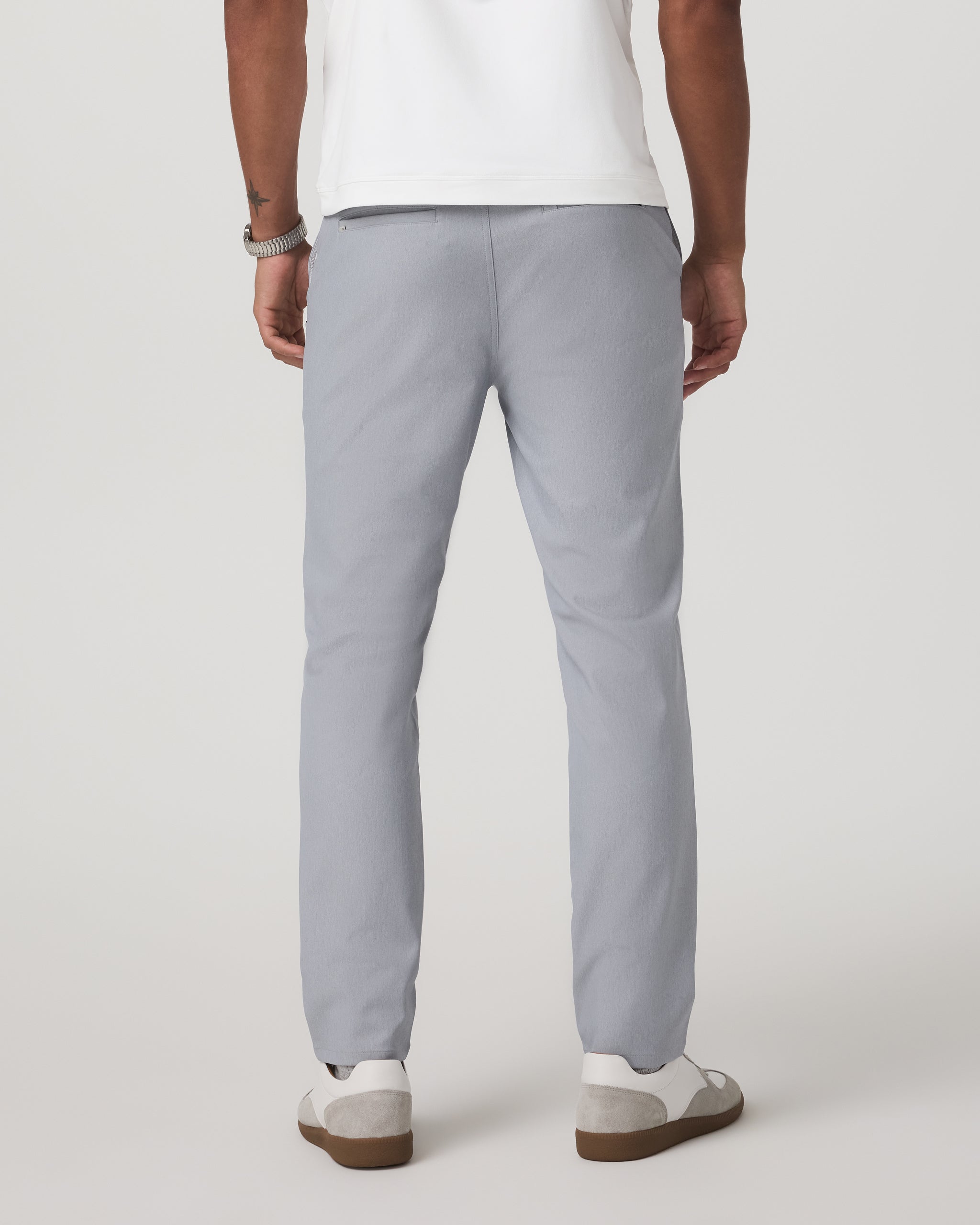 Cascade Tech Chino Pant Athletic Slim Fit 32 | Heather Grey - Image 3