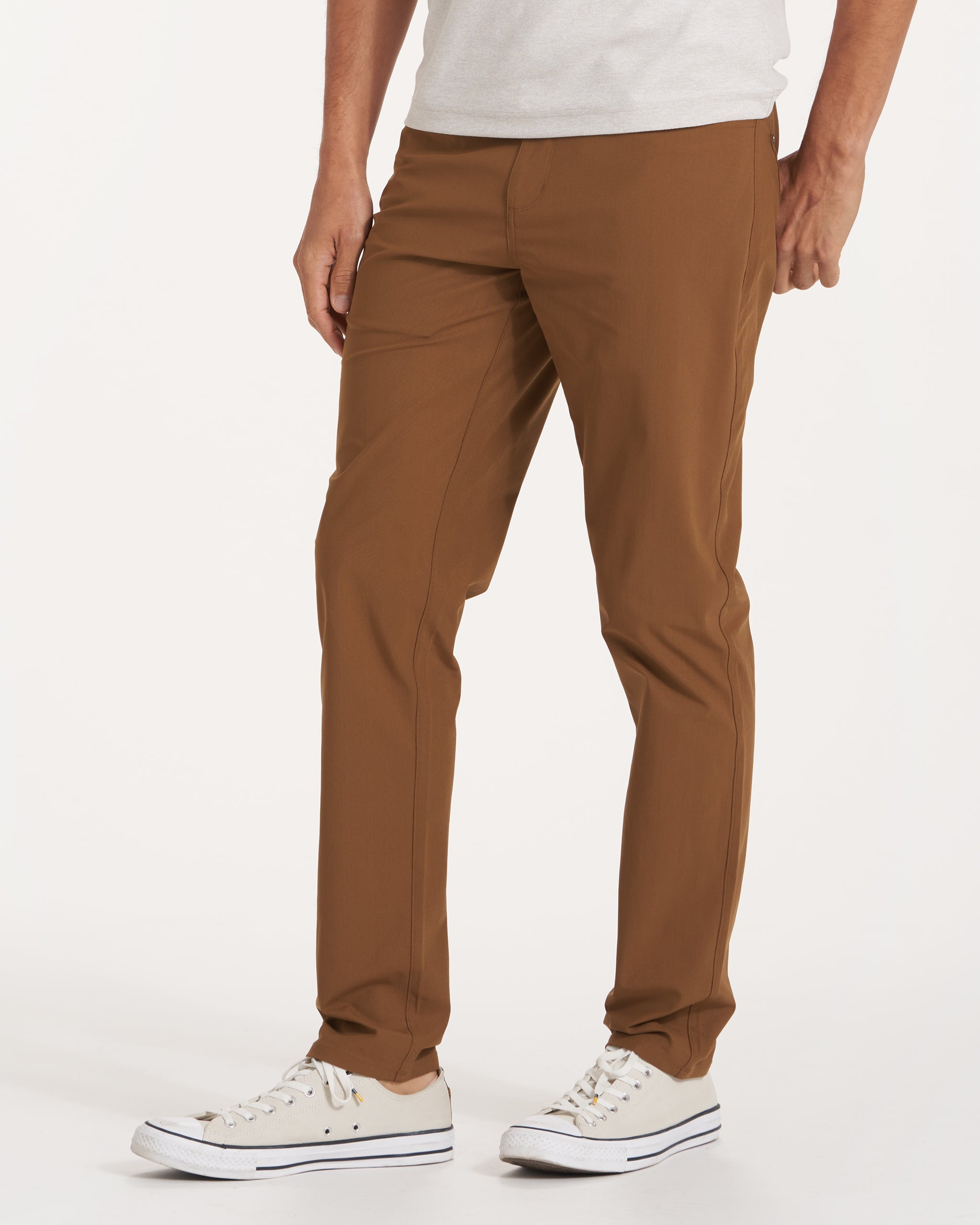 Vuori Meta™ Pant Athletic Slim Fit 34 | Tobacco - Image 3