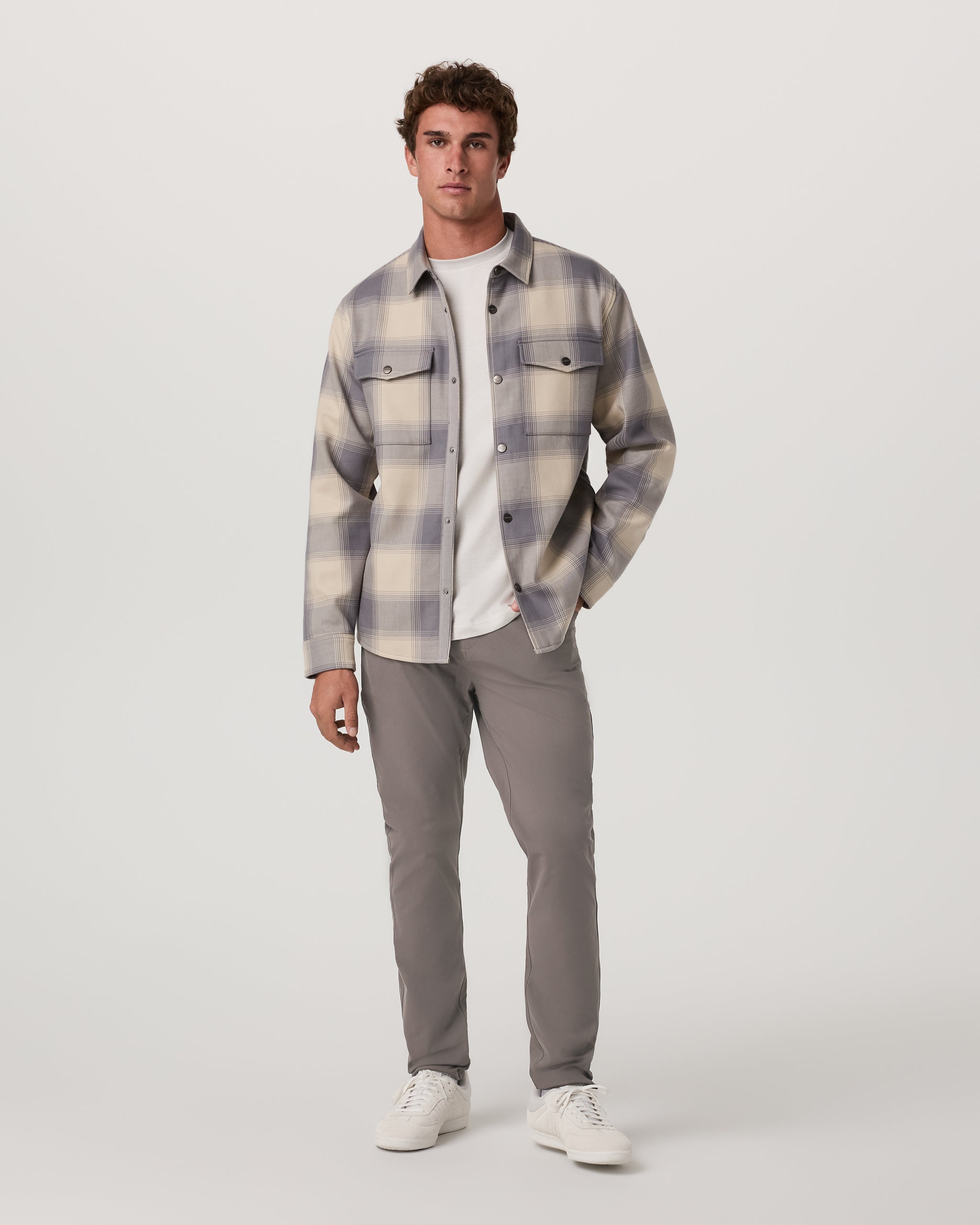 Vuori Meta™ Pant Athletic Slim Fit 34 | Warm Grey - Image 2